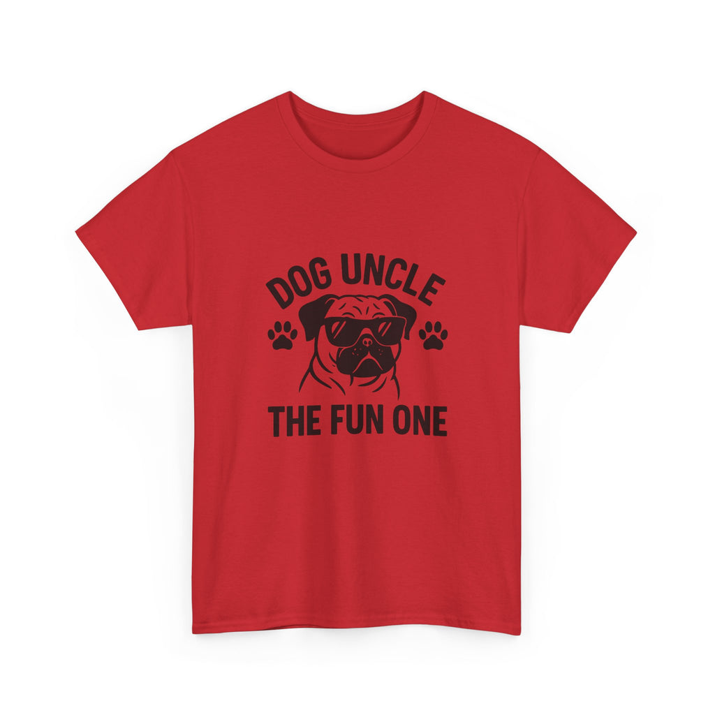 Dog Uncle The Fun One T-Shirt | Dog Lover Gift | Graphic Tee