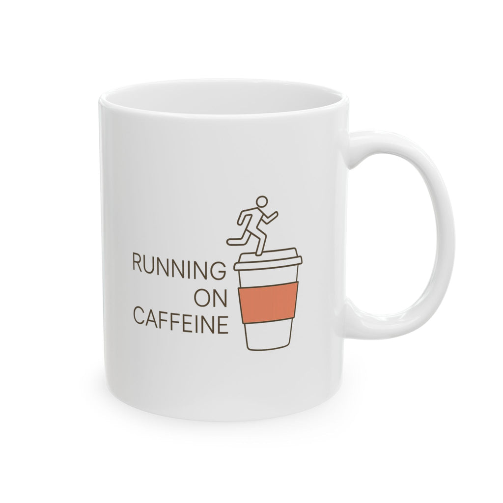 Fueled By Caffeine What Is Sleep Coffee Mug | Funny Caffeine Gift | Ceramic Mug