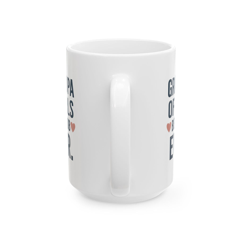Grandpa Of Girls Best Job Ever Coffee Mug | Gift for Grandpa | Ceramic Mug