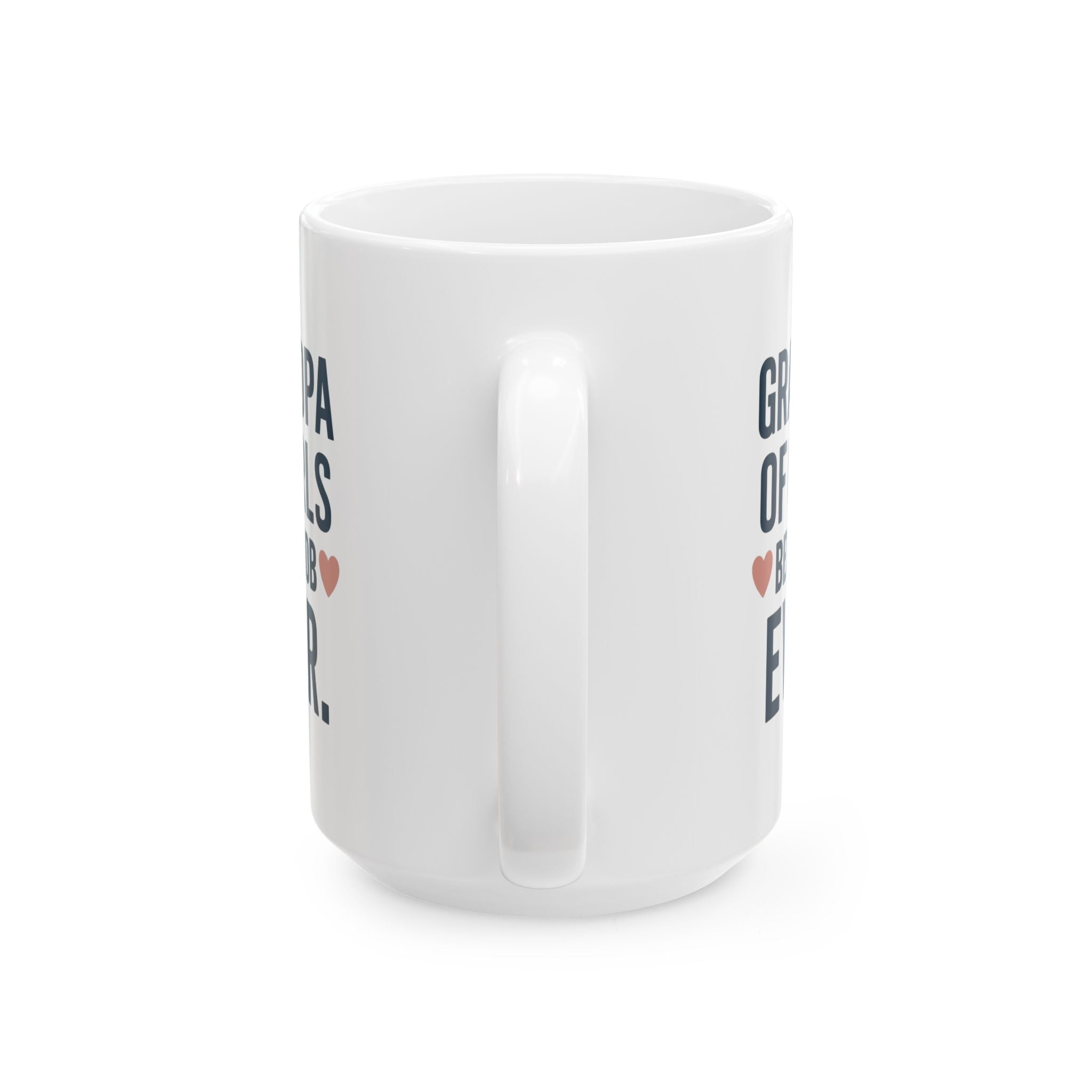 Grandpa Of Girls Best Job Ever Coffee Mug | Gift for Grandpa | Ceramic Mug
