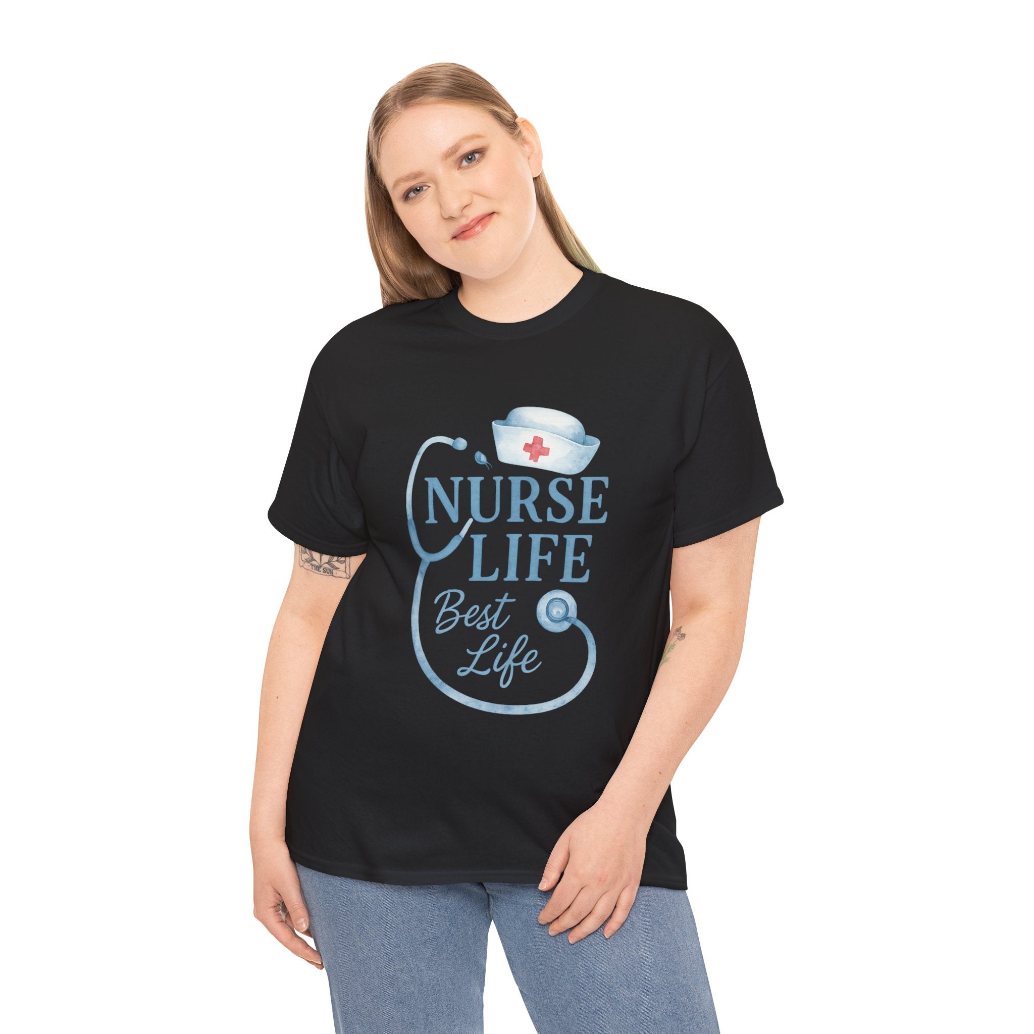 Nurse Life Coffee And Saving Lives T-Shirt | Funny Nurse Humor | Graphic Tee