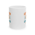 Zero Tolerance For Drama Cat Mode Coffee Mug | Funny Cat Gift | Ceramic Mug