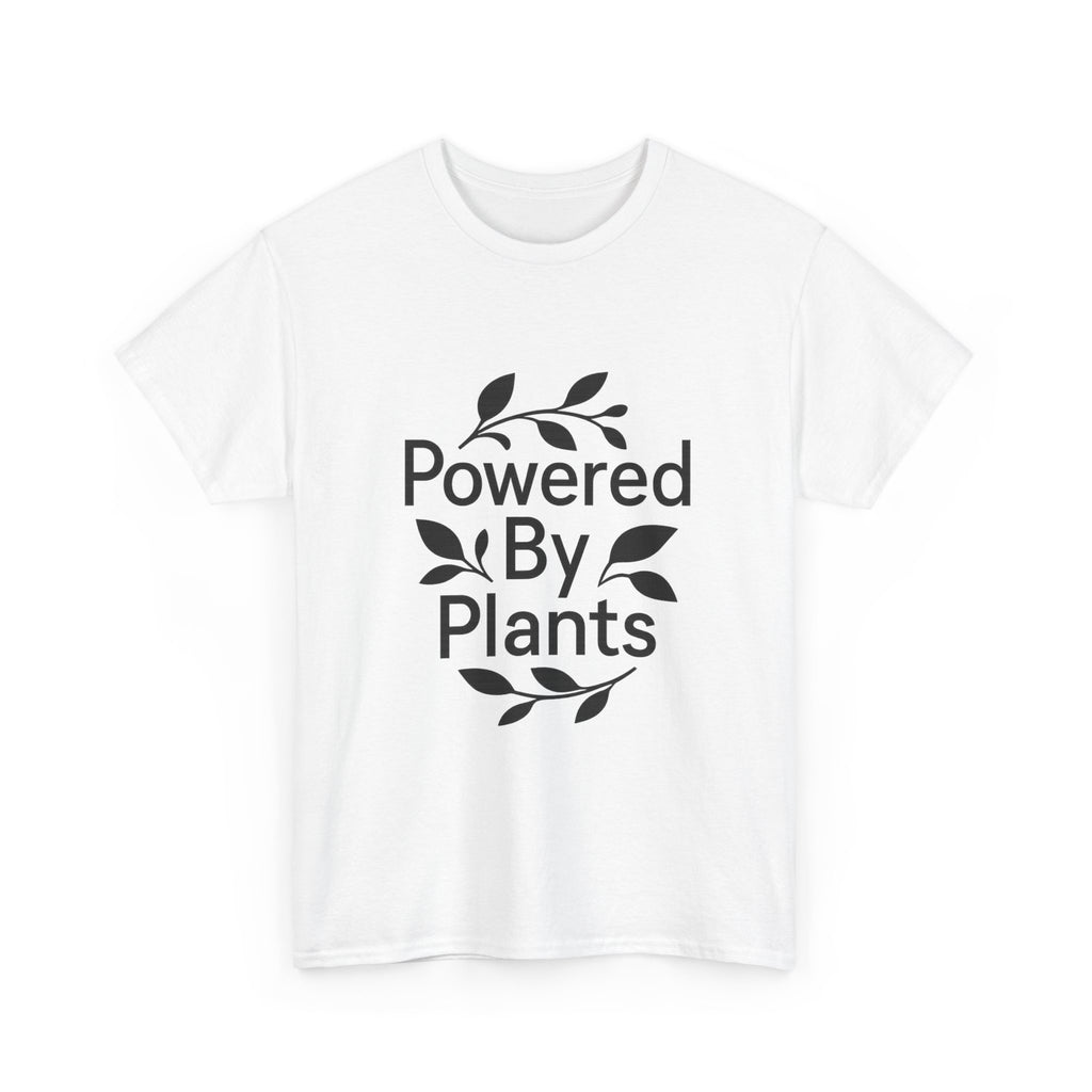 Powered By Plants Vegan T-Shirt | Unique Gift | Graphic Tee