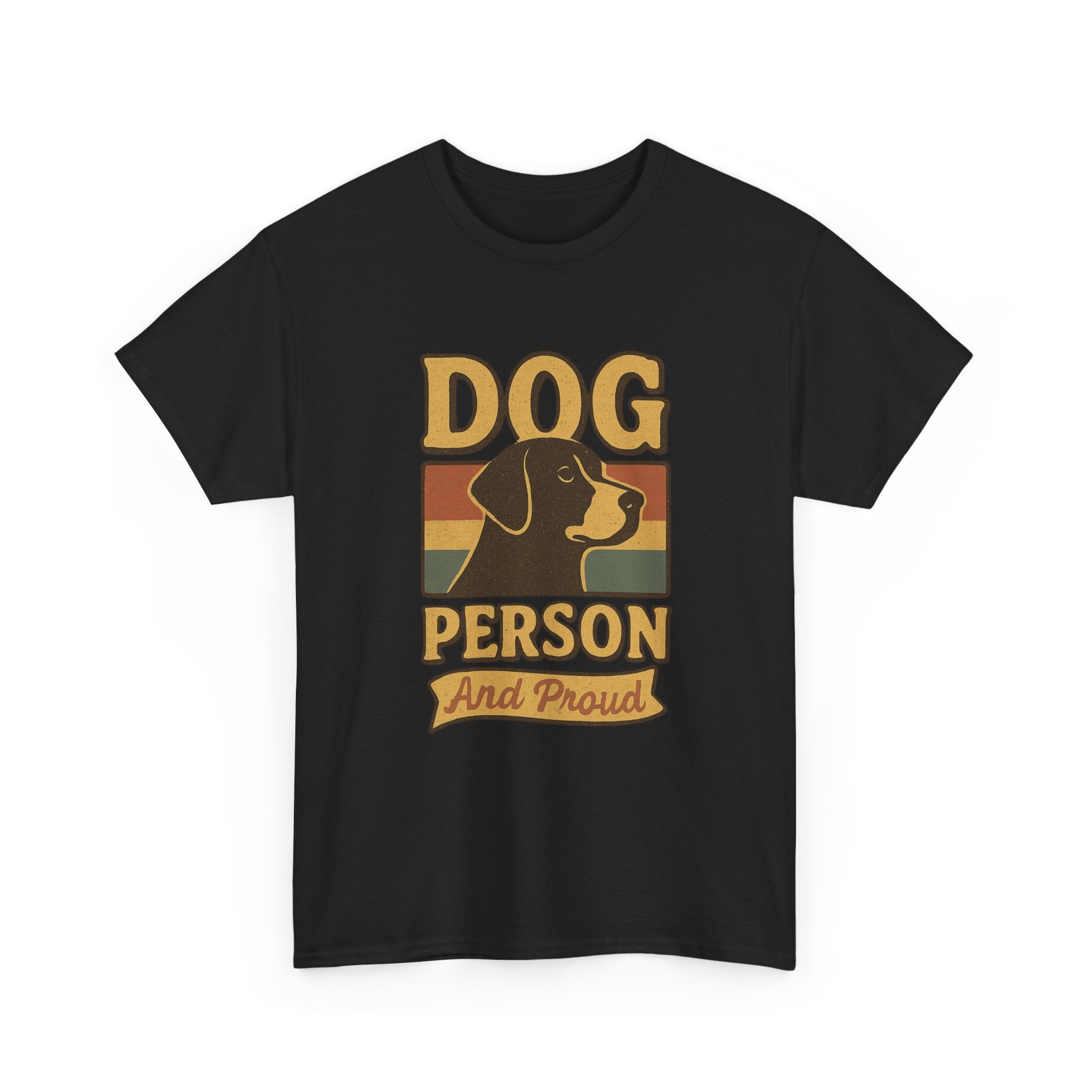 Dog Person Not A Cat Person T-Shirt | Funny Dog Lover Humor | Graphic Tee