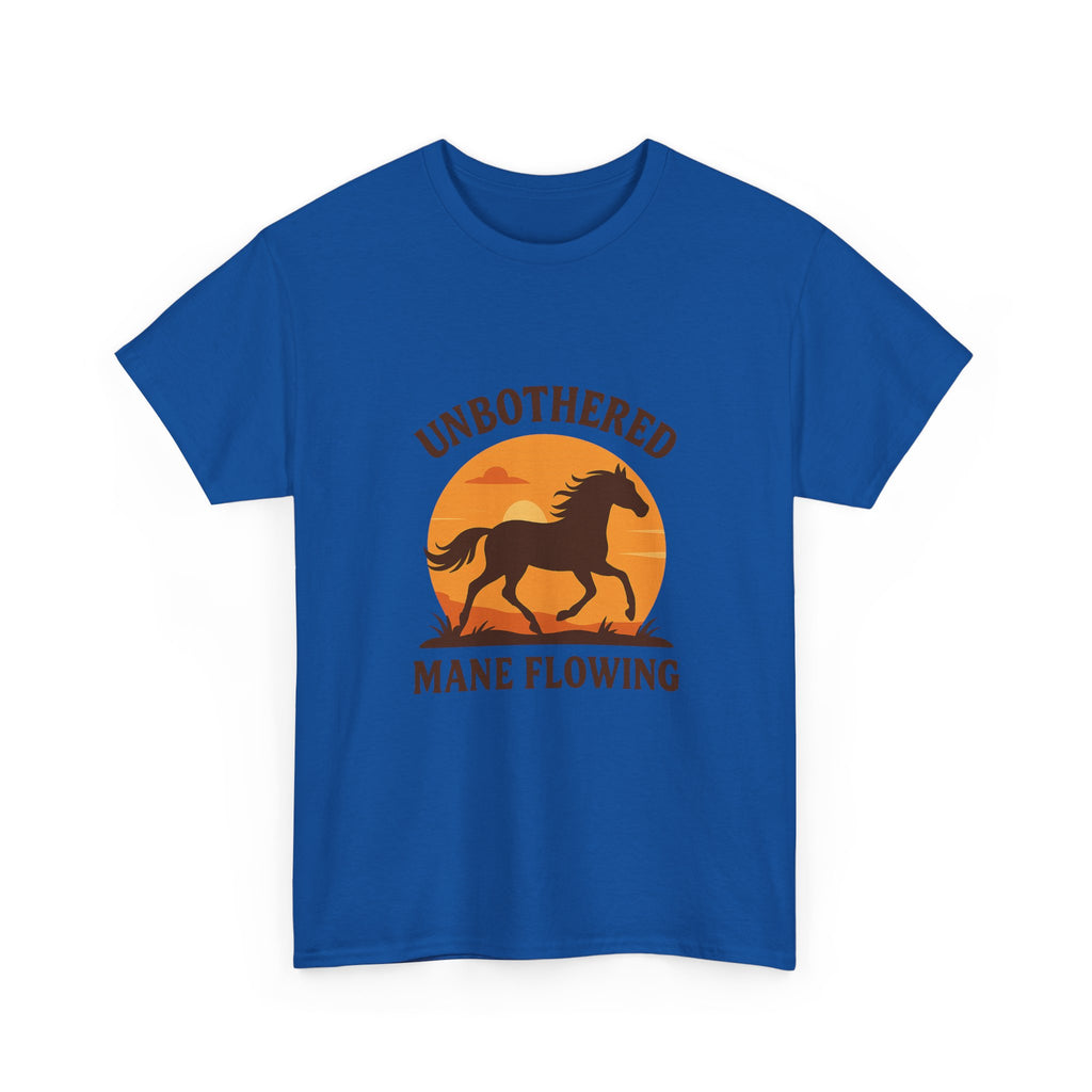Horse Girl Unbothered Mane Flowing T-Shirt