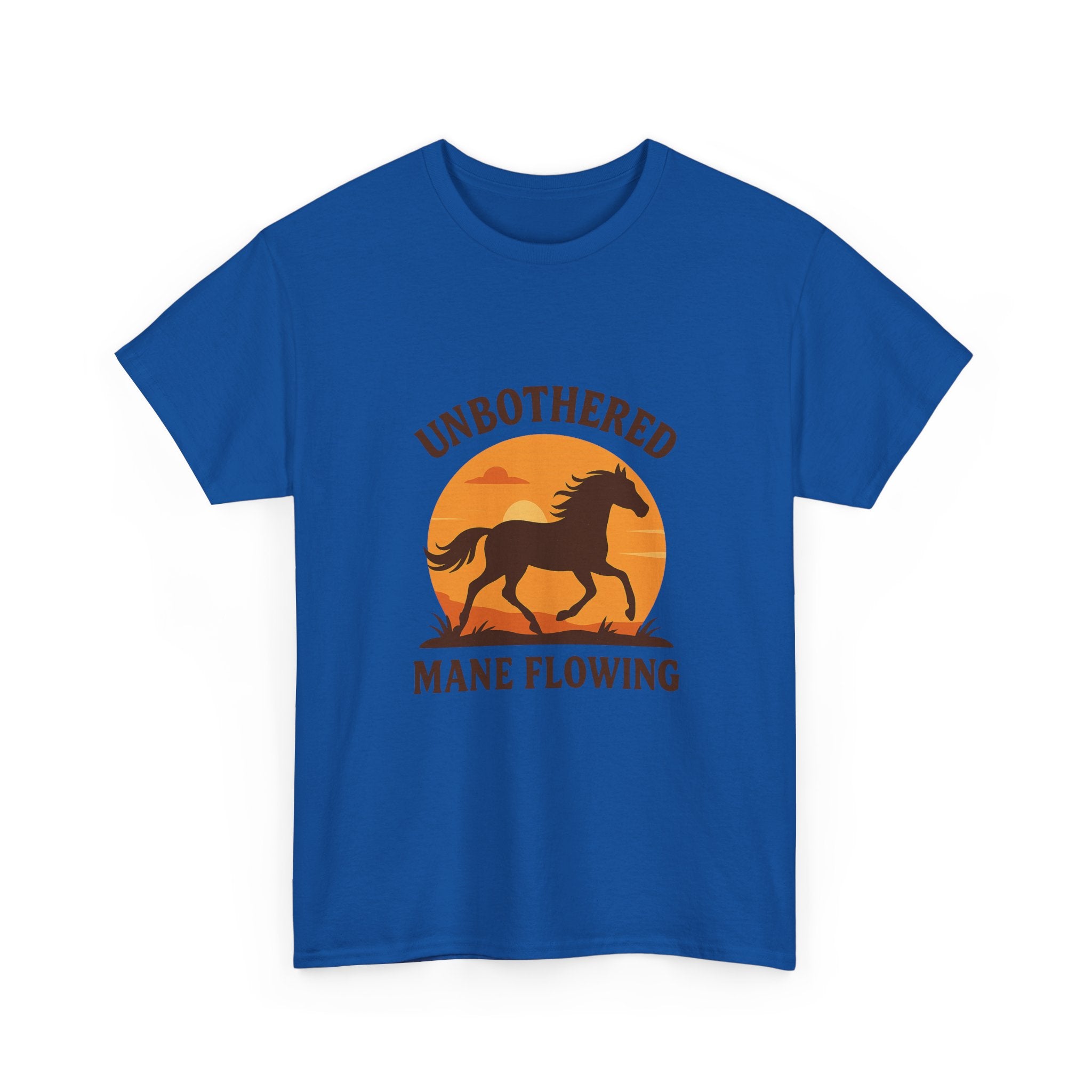 Horse Girl Unbothered Mane Flowing T-Shirt