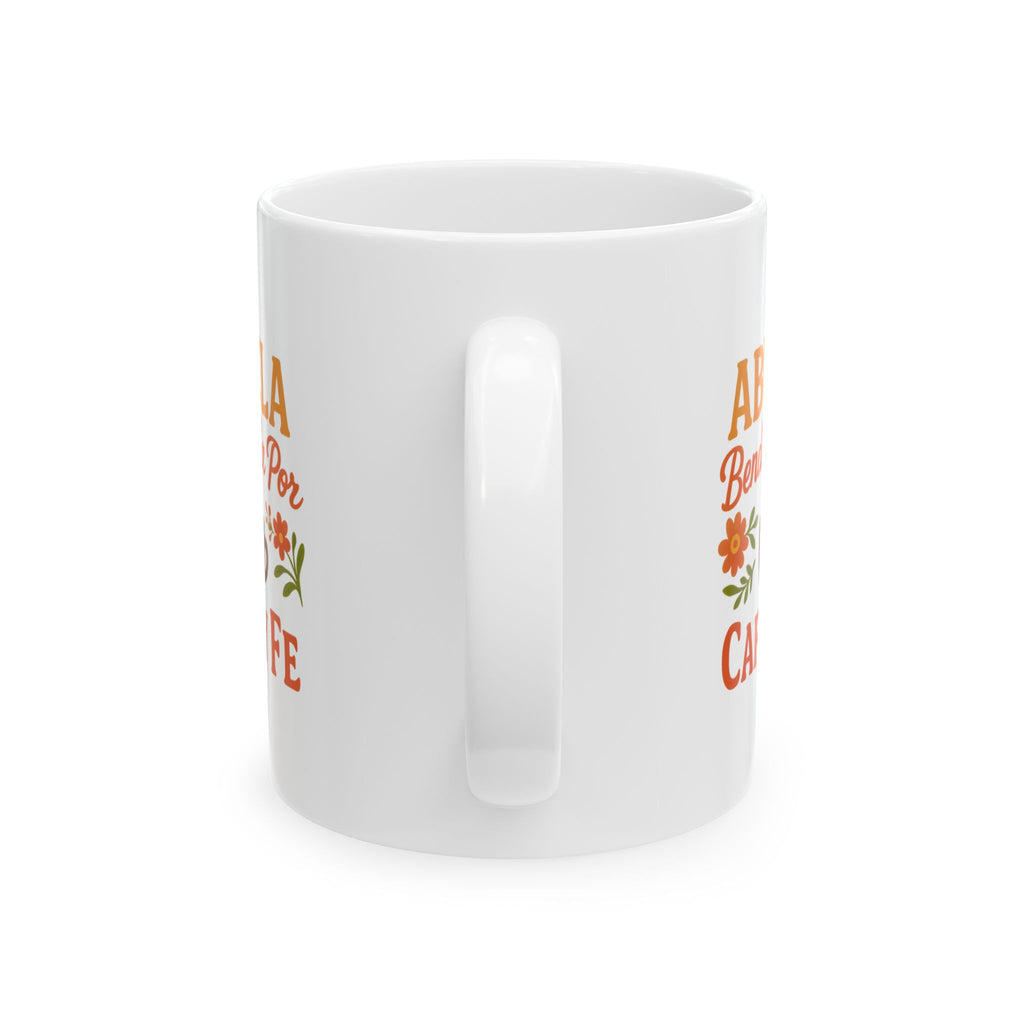 Blessed Abuela Cafe Y Fe Coffee Mug | Unique Gift | Ceramic Mug