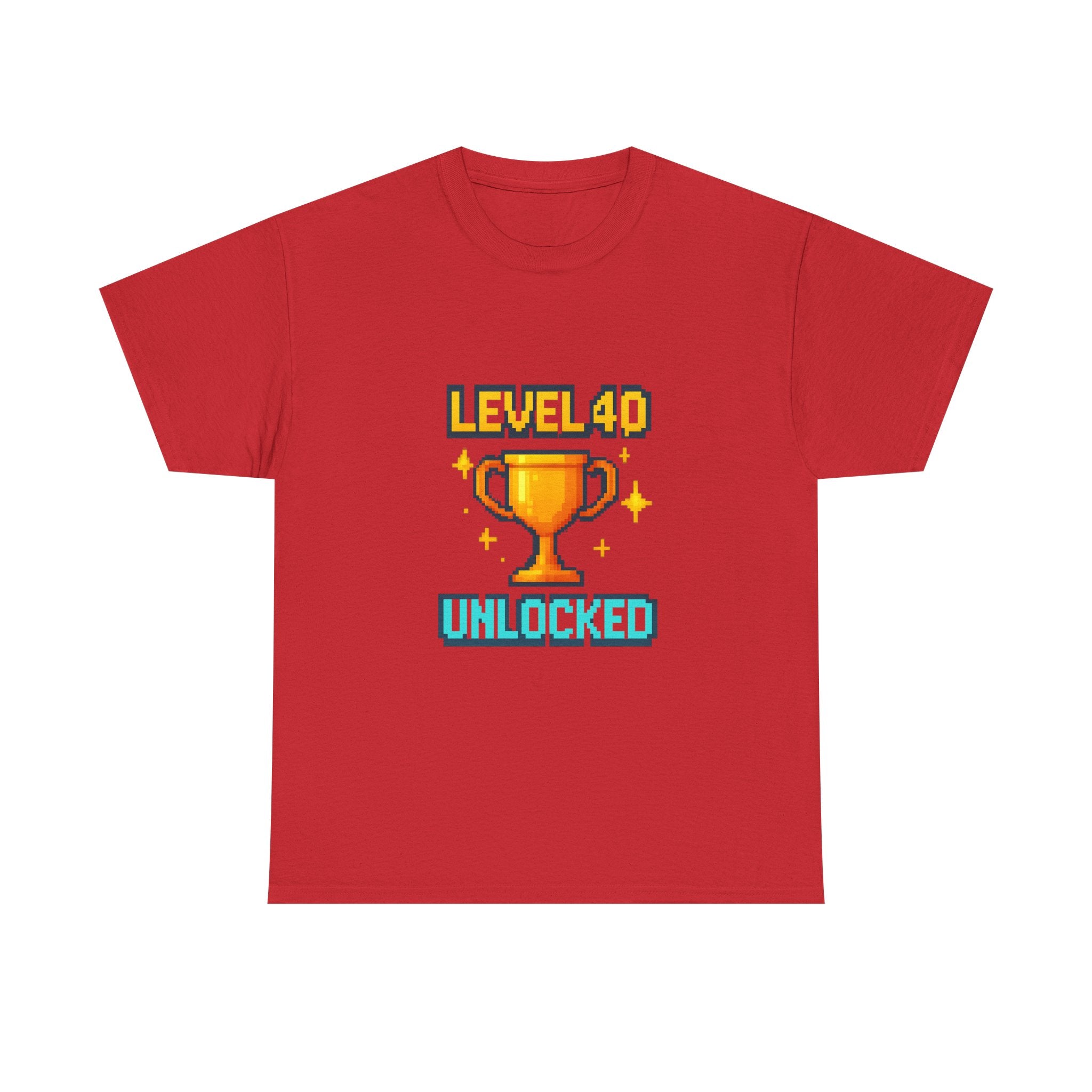 Level 40 Unlocked T-Shirt | Unique Gift | Graphic Tee