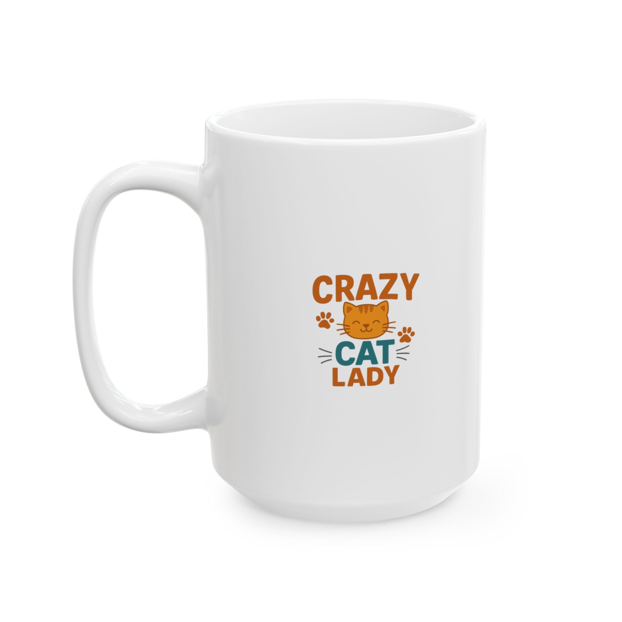Certified Crazy Cat Lady Coffee Mug | Funny Gift for Her | Ceramic Mug