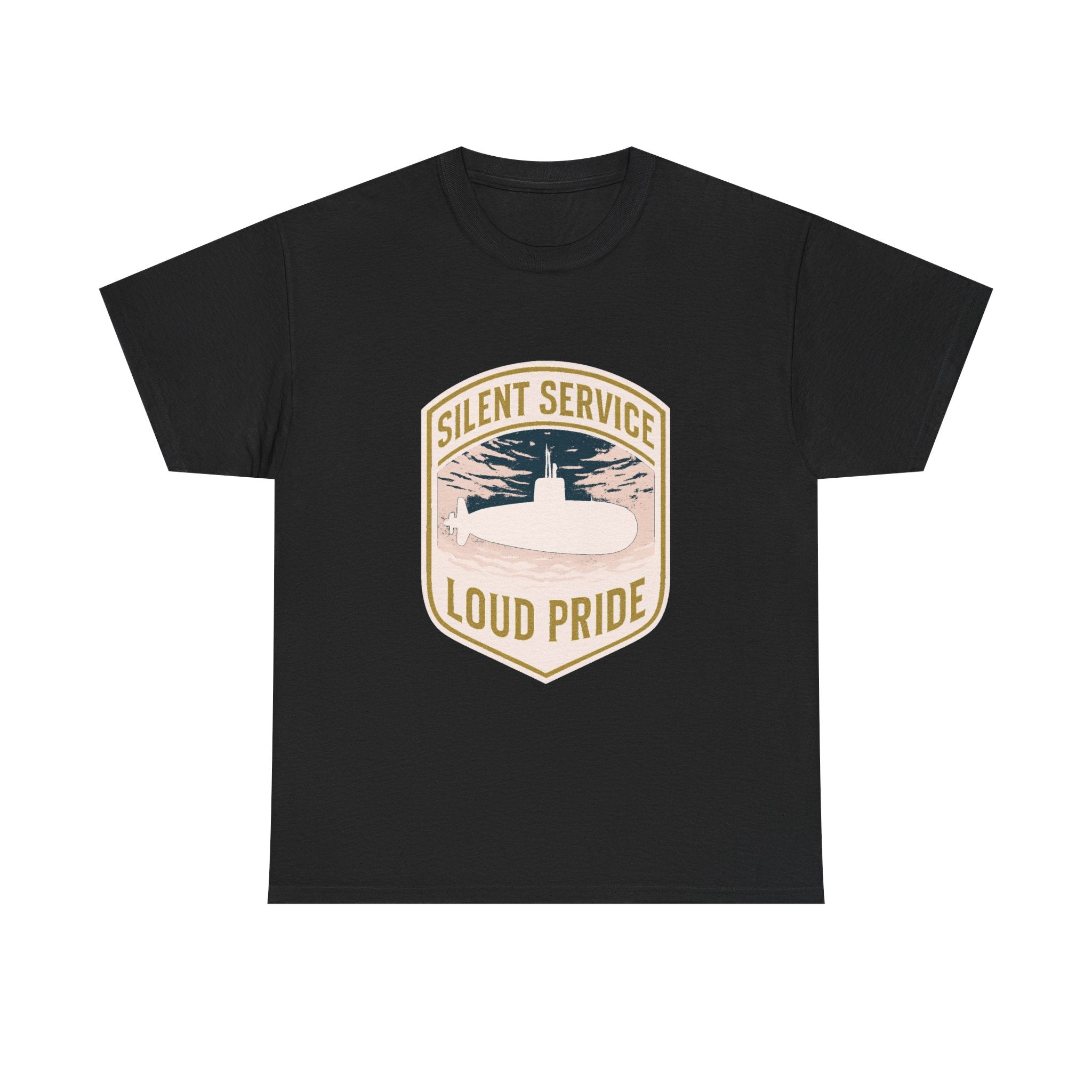 Submarine Veteran Silent Service Loud Pride T-Shirt