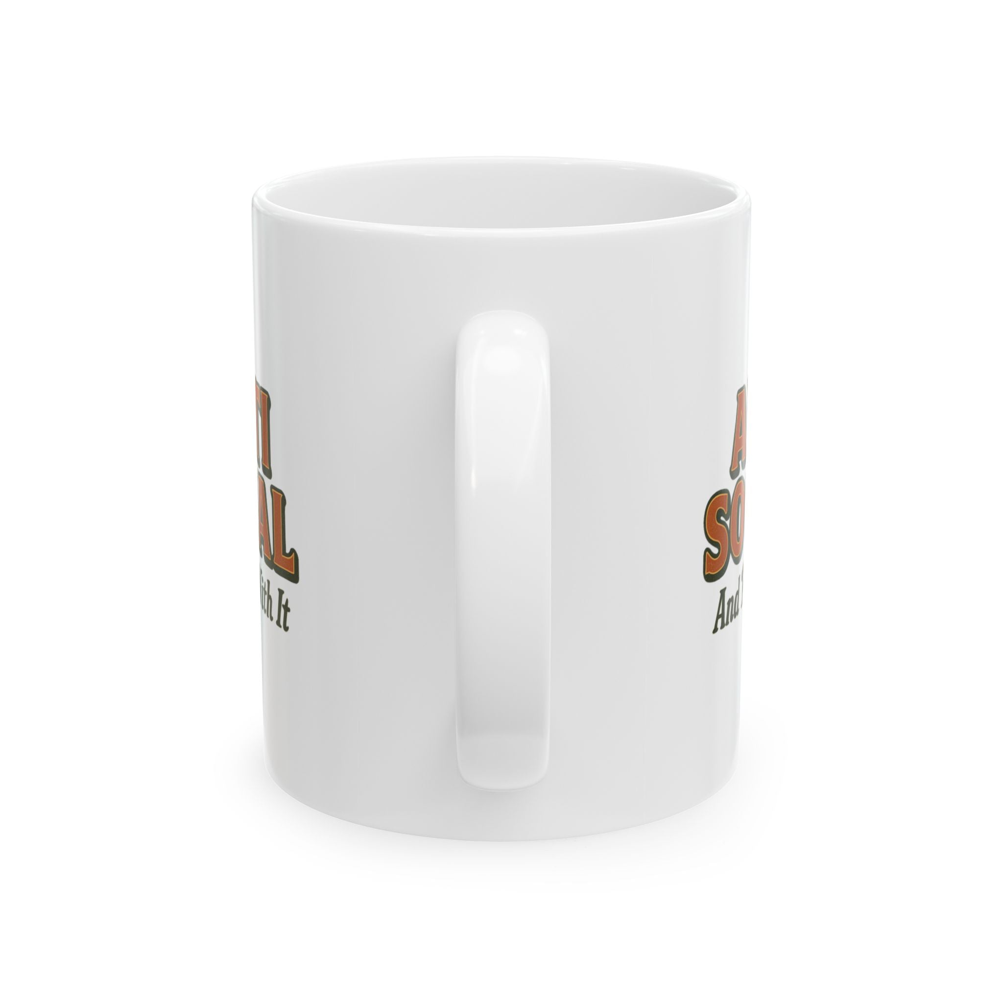 Anti Social Hour Do Not Enter Coffee Mug | Funny Gift | Ceramic Mug