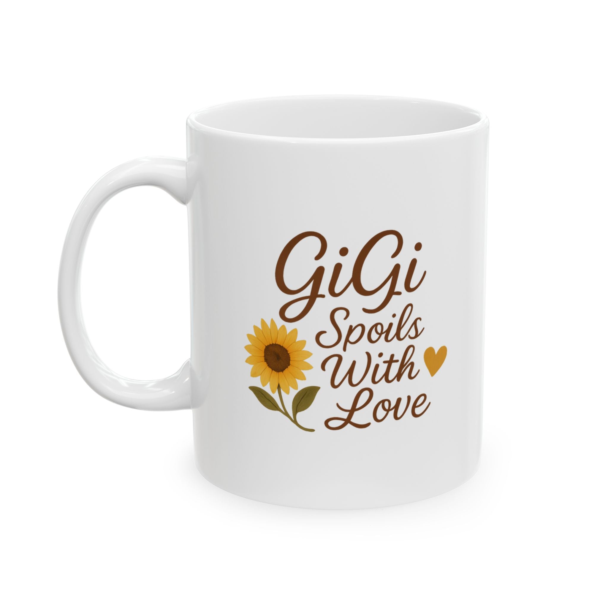 Gigi Spoils With Love Grandmother Coffee Mug | Unique Gift | Ceramic Mug