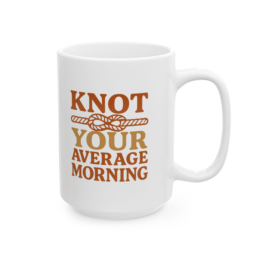 Macrame Artist Knot Your Average Morning Coffee Mug | Unique Gift | Ceramic Mug