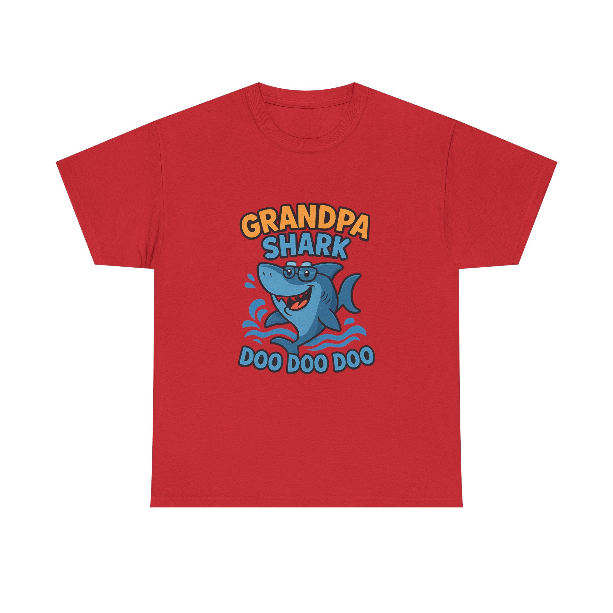 Grandpa Shark Doo Doo Family T-Shirt | Gift for Grandpa | Graphic Tee