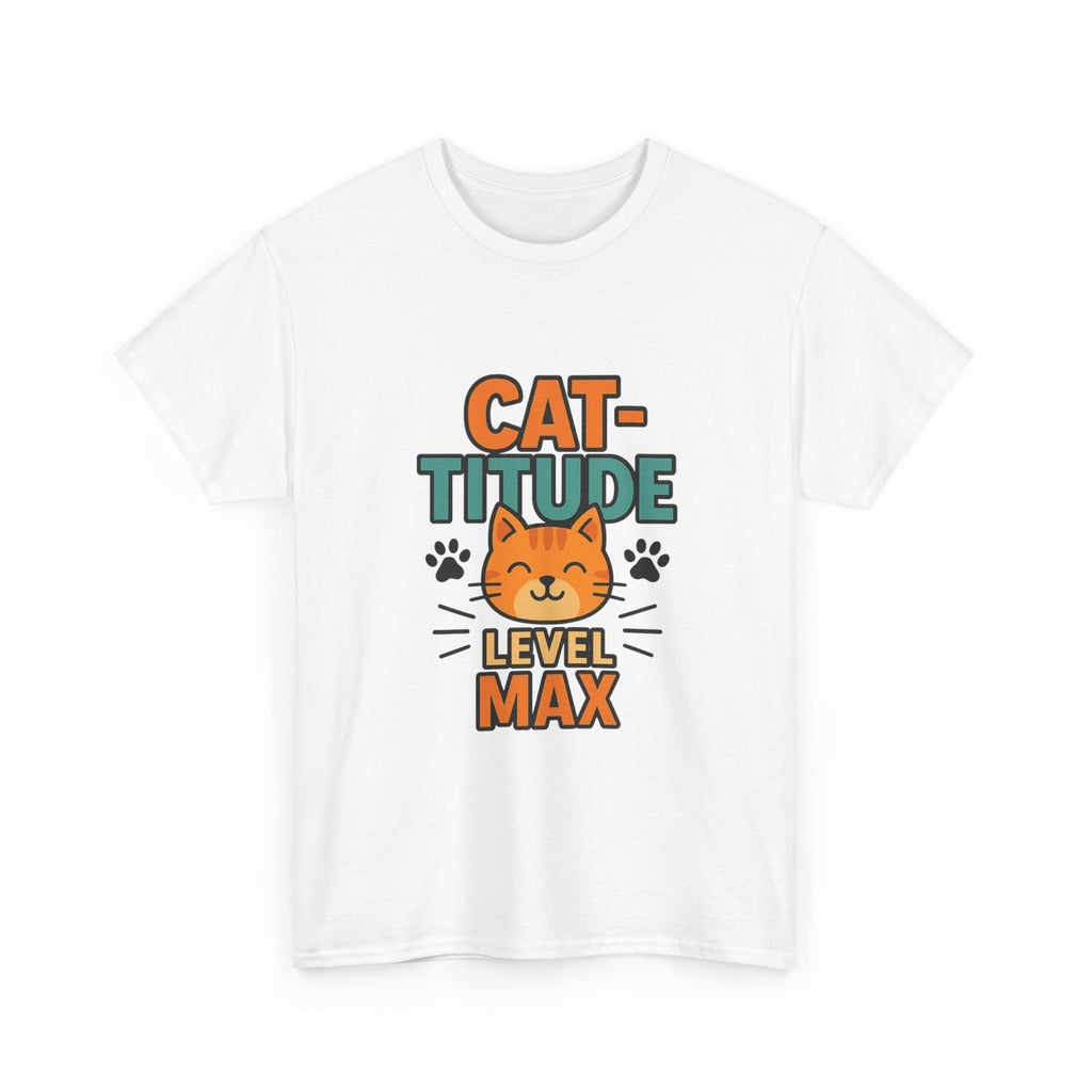 Not Grumpy Just Have Cat-titude T-Shirt | Funny Cat Humor | Graphic Tee
