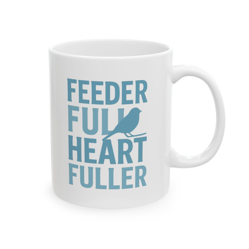 Birder Feeder Full Heart Fuller Coffee Mug | Bird Lover Gift | Ceramic Mug