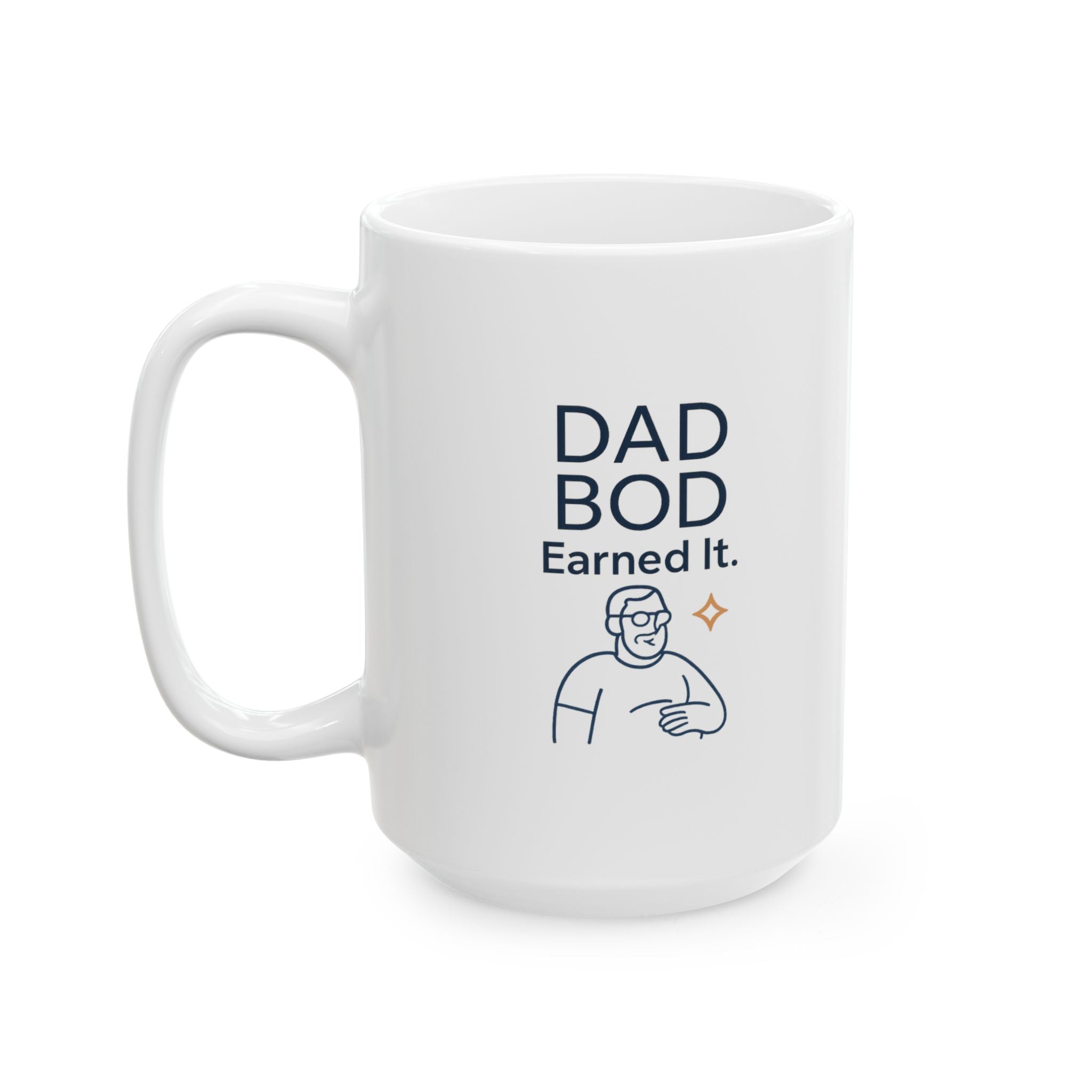 My Dad Bod Approves This Coffee Coffee Mug | Funny Dad Gift | Ceramic Mug
