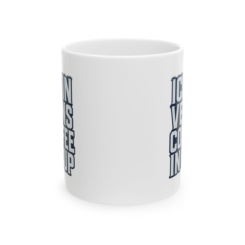 Cold Weather Runner Ice In Veins Coffee In Cup Coffee Mug | Coffee Lover Gift | Ceramic Mug