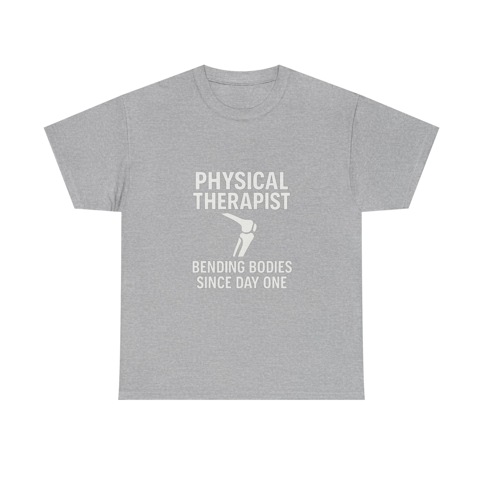Physical Therapist Bending Bodies Since Day One T-Shirt | Unique Gift | Graphic Tee