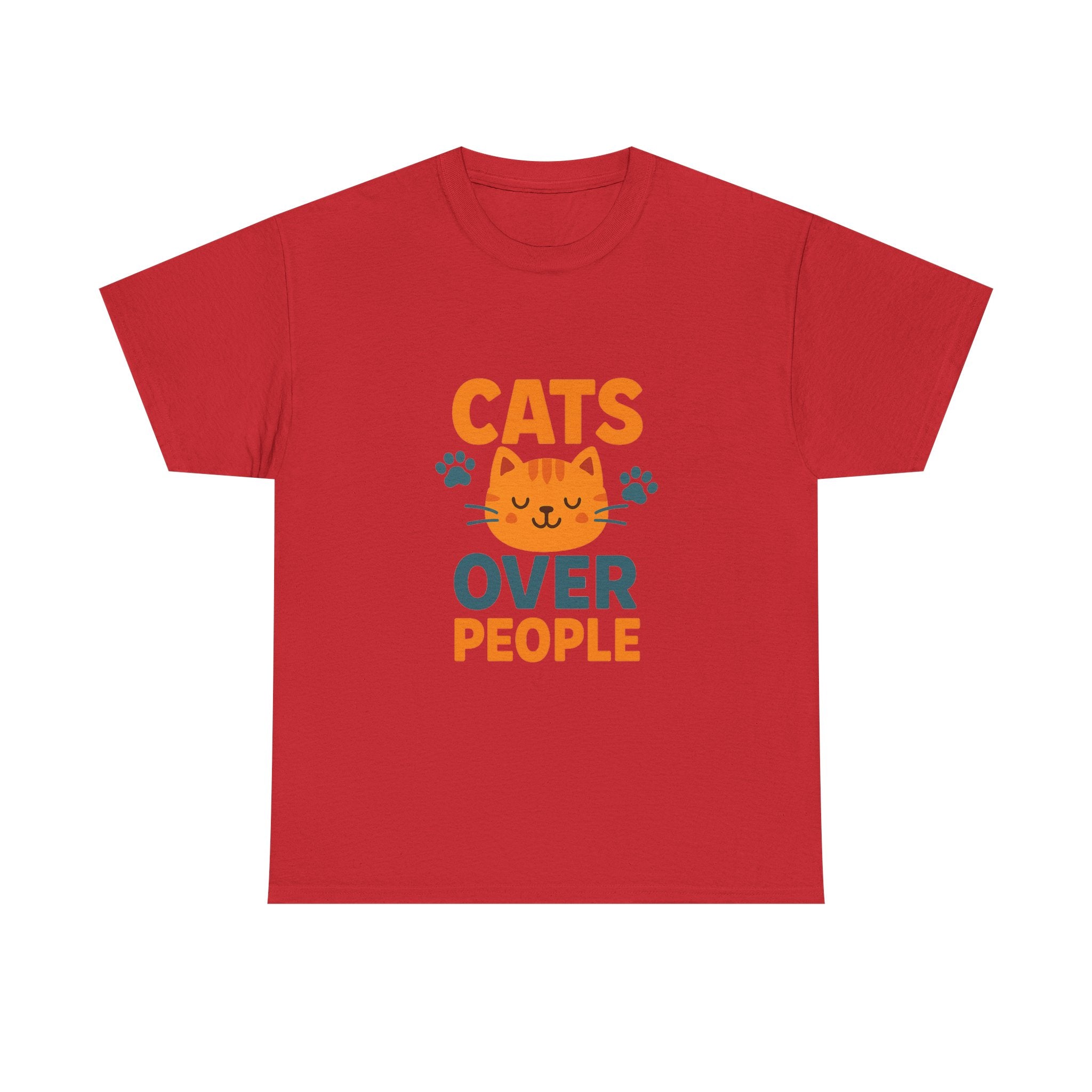 People Are Fine But Cats Are Better T-Shirt | Funny Cat Gift | Graphic Tee