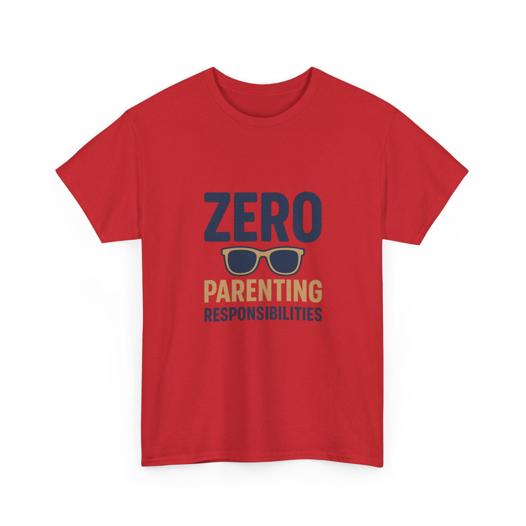 Funny Uncle Zero Parenting Responsibilities T-Shirt | Funny Gift | Graphic Tee