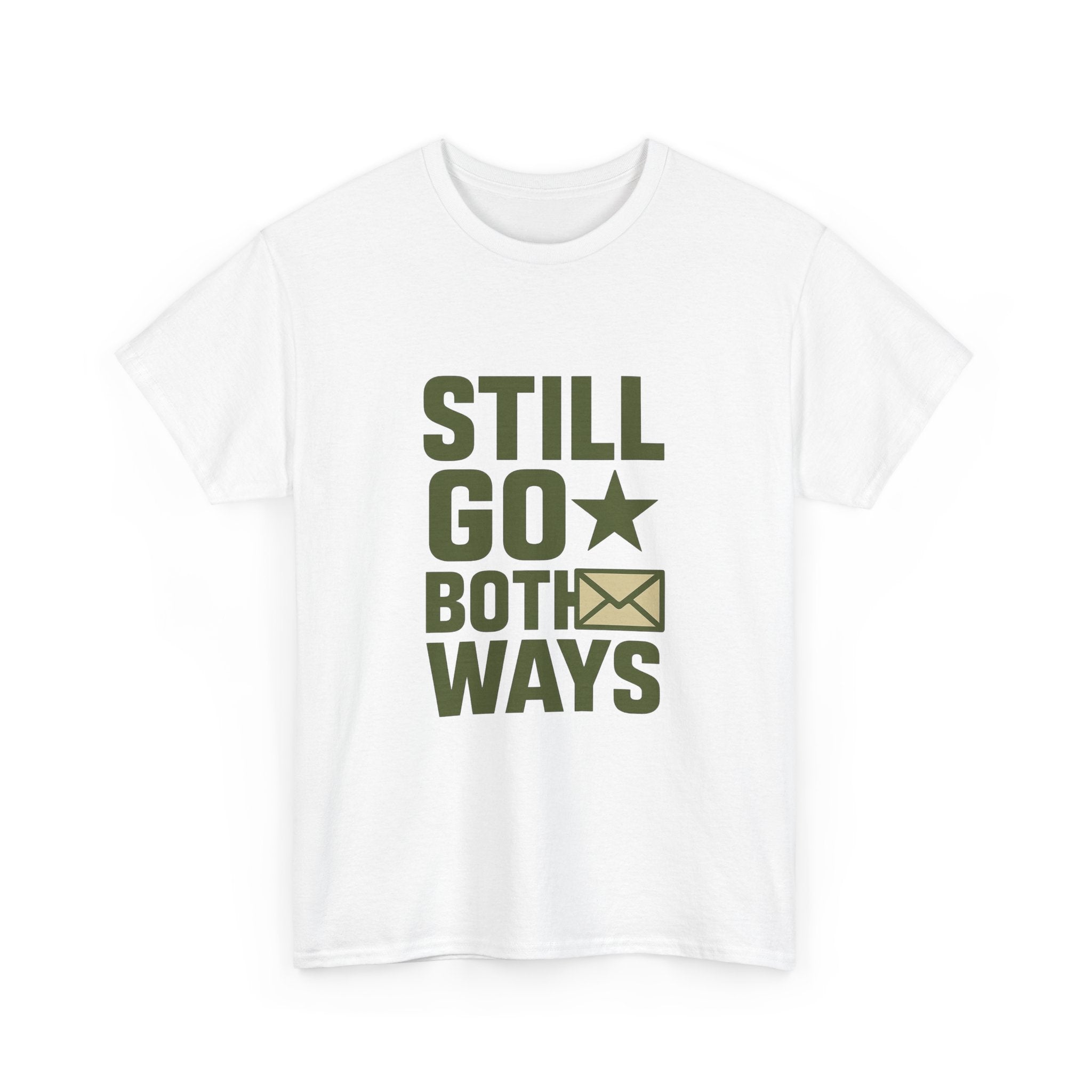 Proud Army Mom Letters Still Go Both Ways T-Shirt | Gift for Mom | Graphic Tee