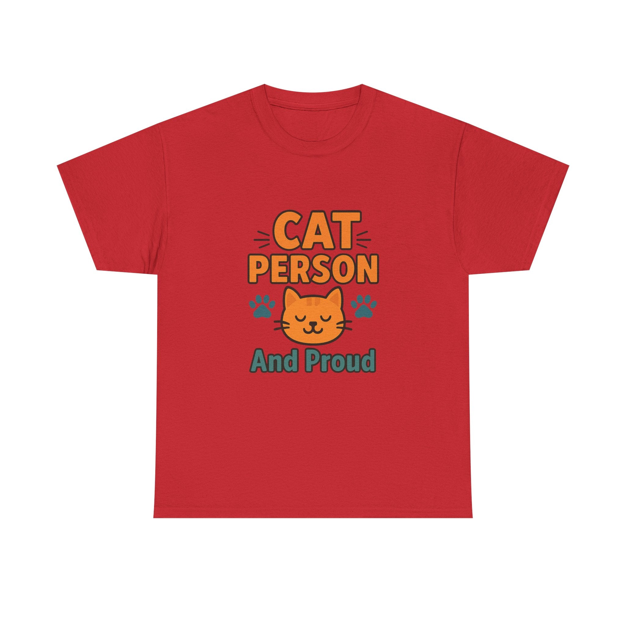 Cat Person And Proud T-Shirt | Cat Lover Gift | Graphic Tee