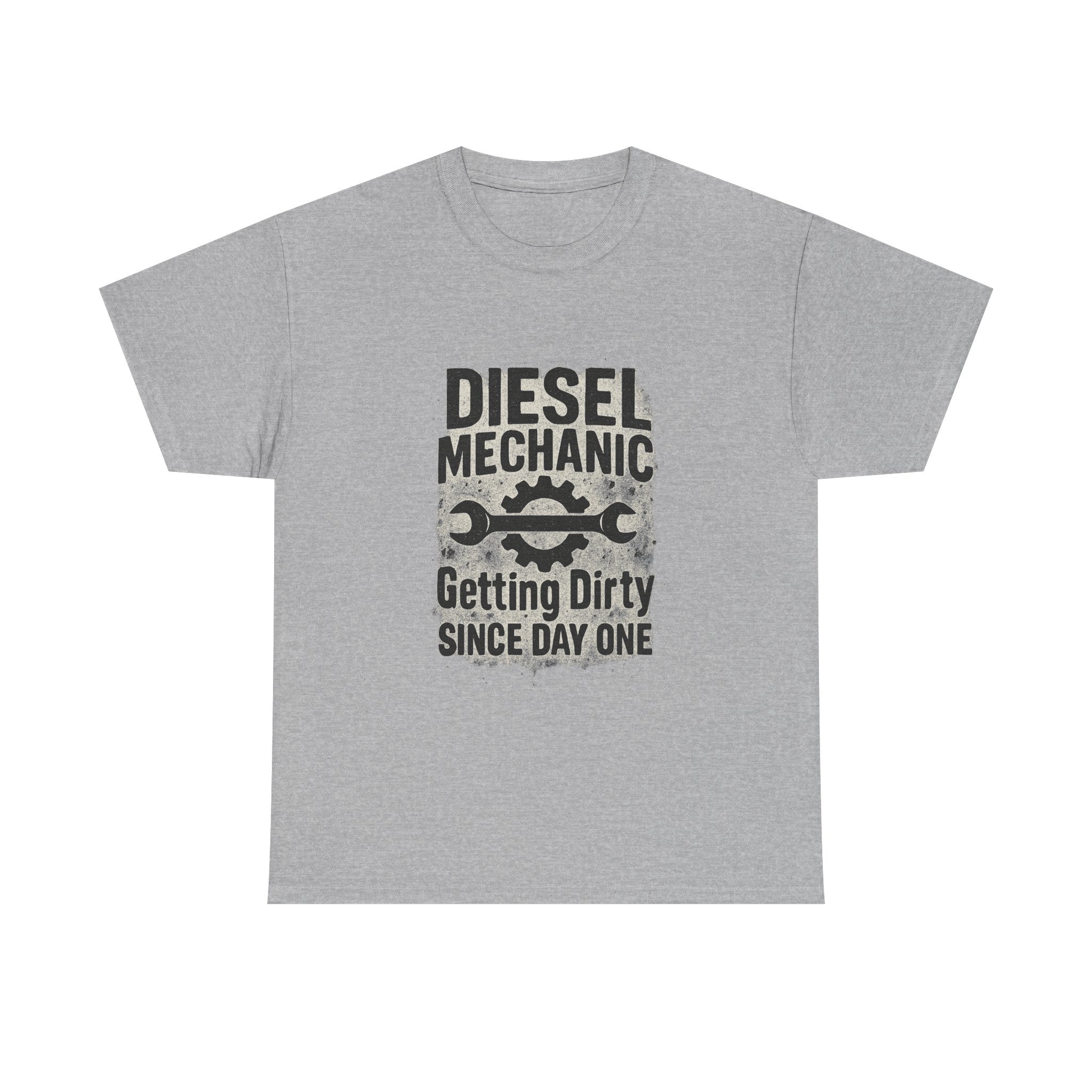 Diesel Mechanic Getting Dirty Since Day One T-Shirt | Mechanic Gift | Graphic Tee