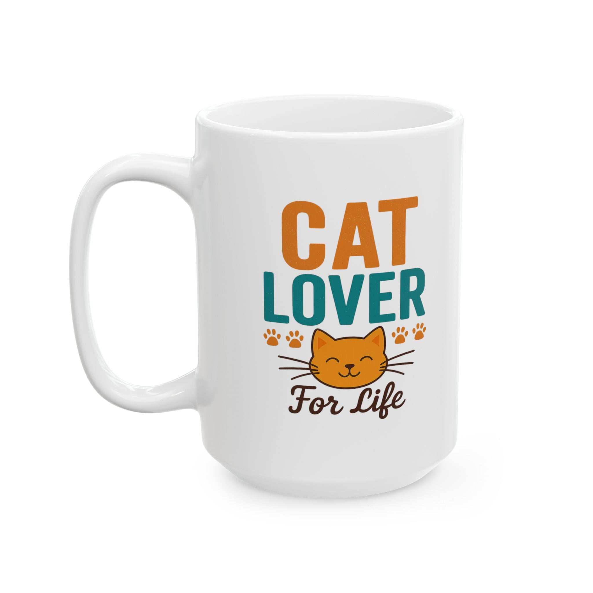 Heart Full Of Cats Coffee Mug | Cat Lover Appreciation | Ceramic Mug