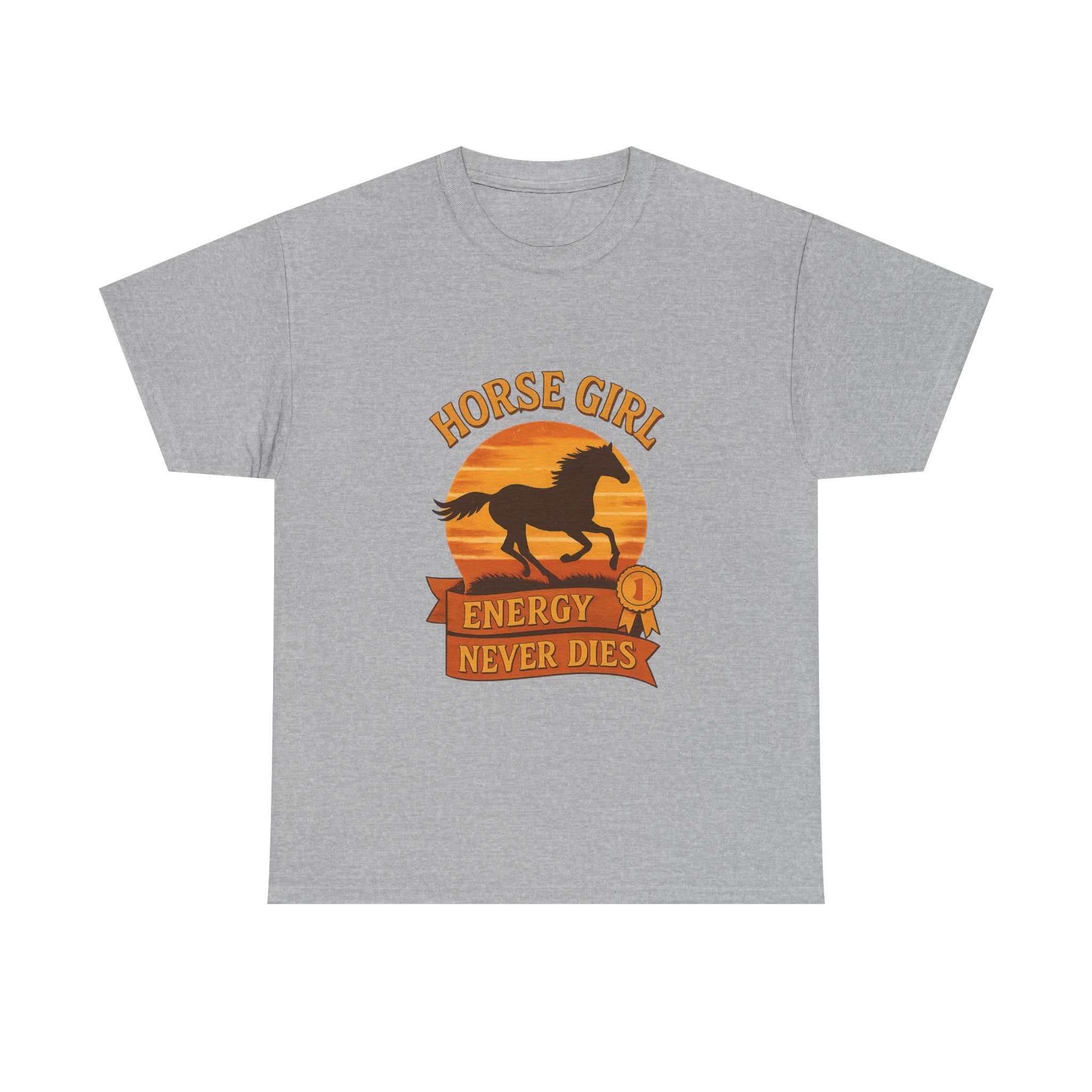 Horse Girl Energy Never Dies T-Shirt | Unique Gift | Graphic Tee