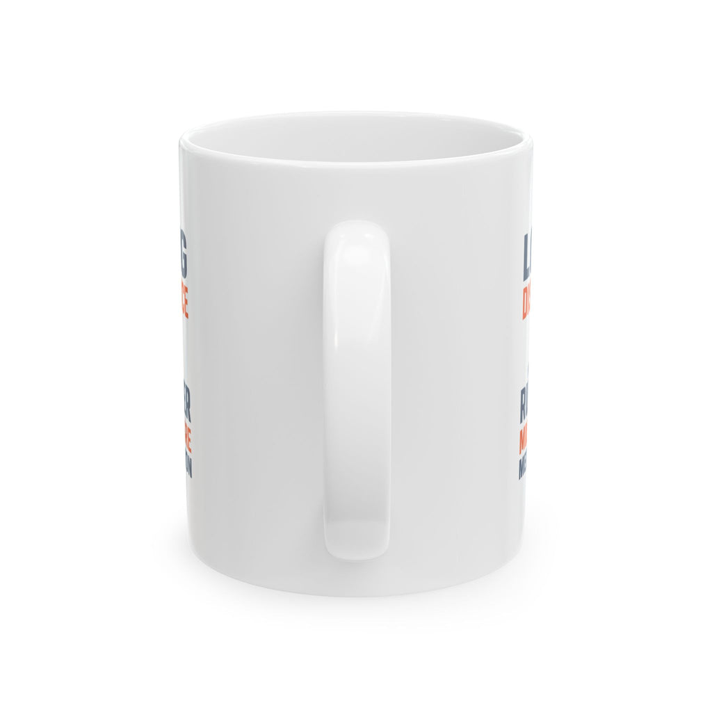 Long Distance Runner Miles Are My Meditation Coffee Mug | Unique Gift | Ceramic Mug