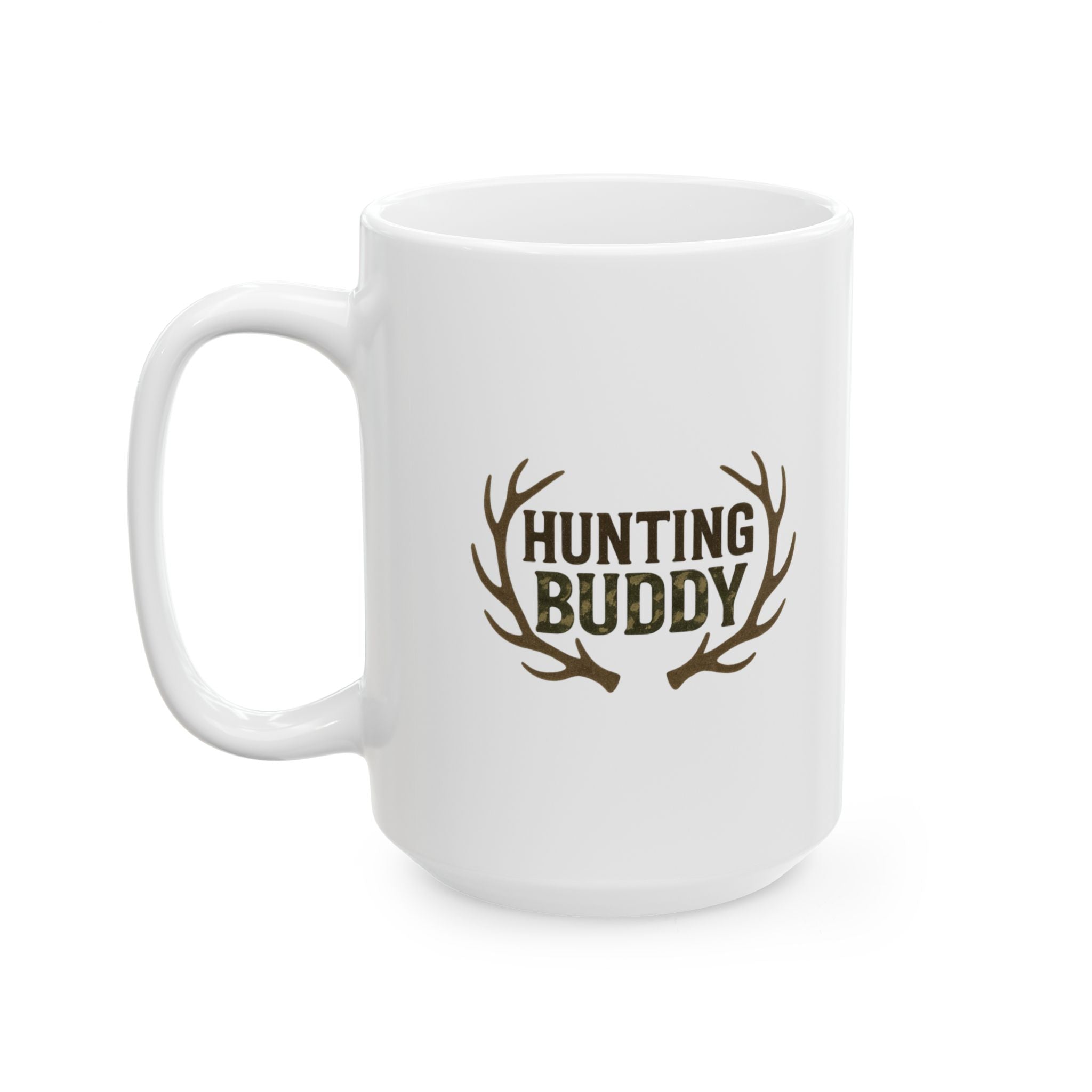 Hunting Buddy Deer Antler Coffee Mug | Unique Gift | Ceramic Mug