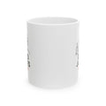 Powered By Coffee And Dad Jokes Coffee Mug | Dad Humor Gift | Ceramic Mug