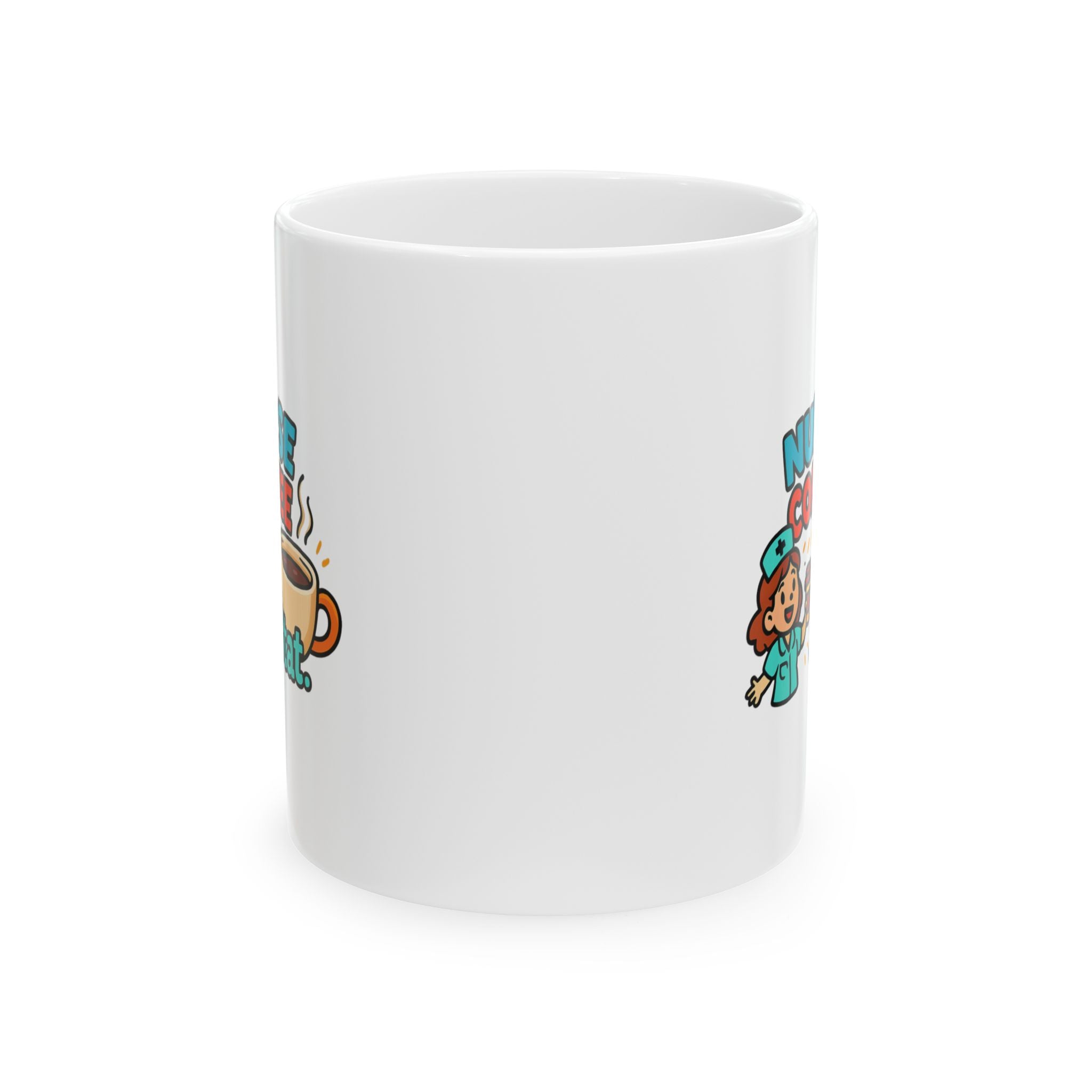 Nurses Run On Coffee Not Sleep Coffee Mug | Nurse Humor Gift | Ceramic Mug
