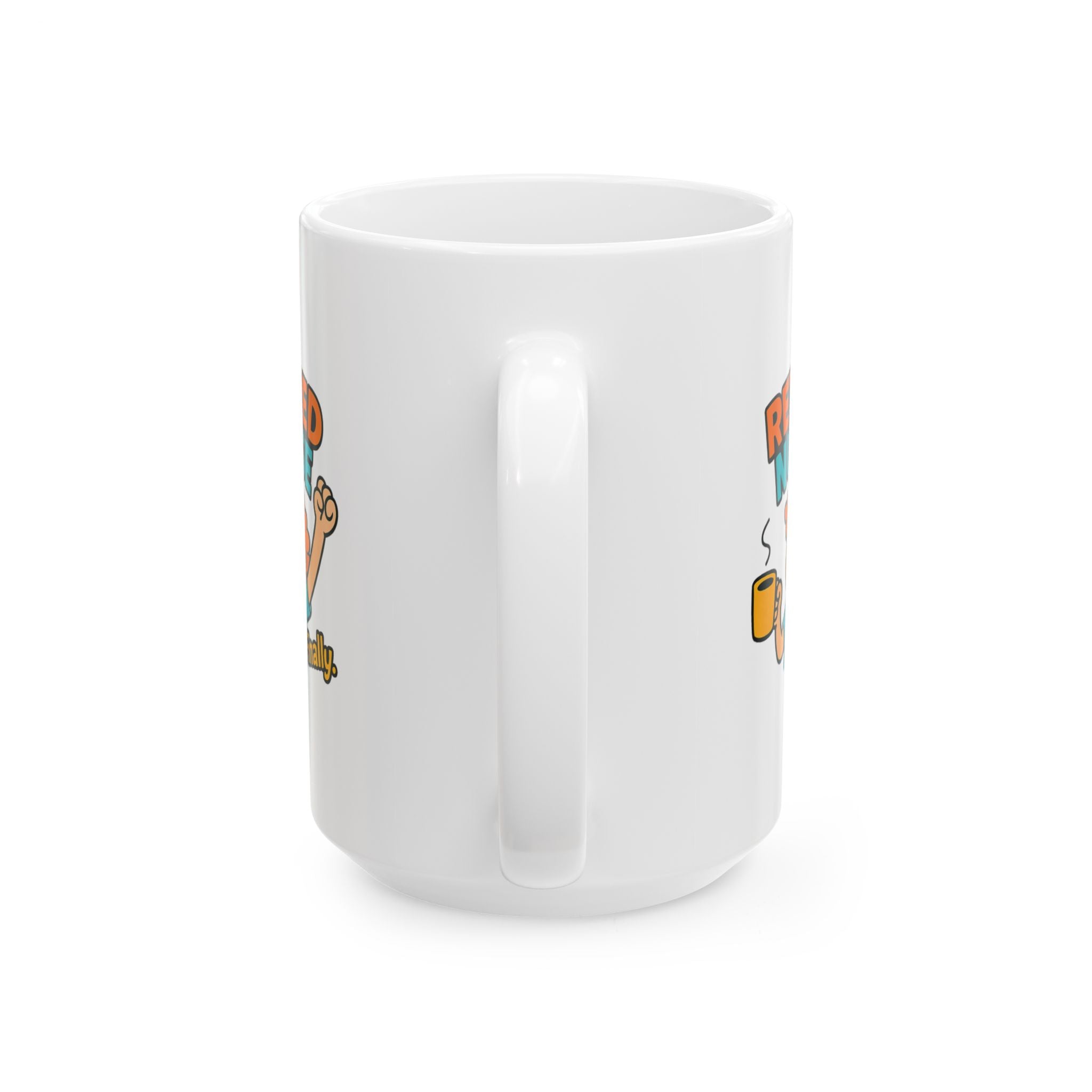 Retired Nurse Old Habits Die Hard Coffee Mug | Funny Retirement Nurse Gift | Ceramic Mug