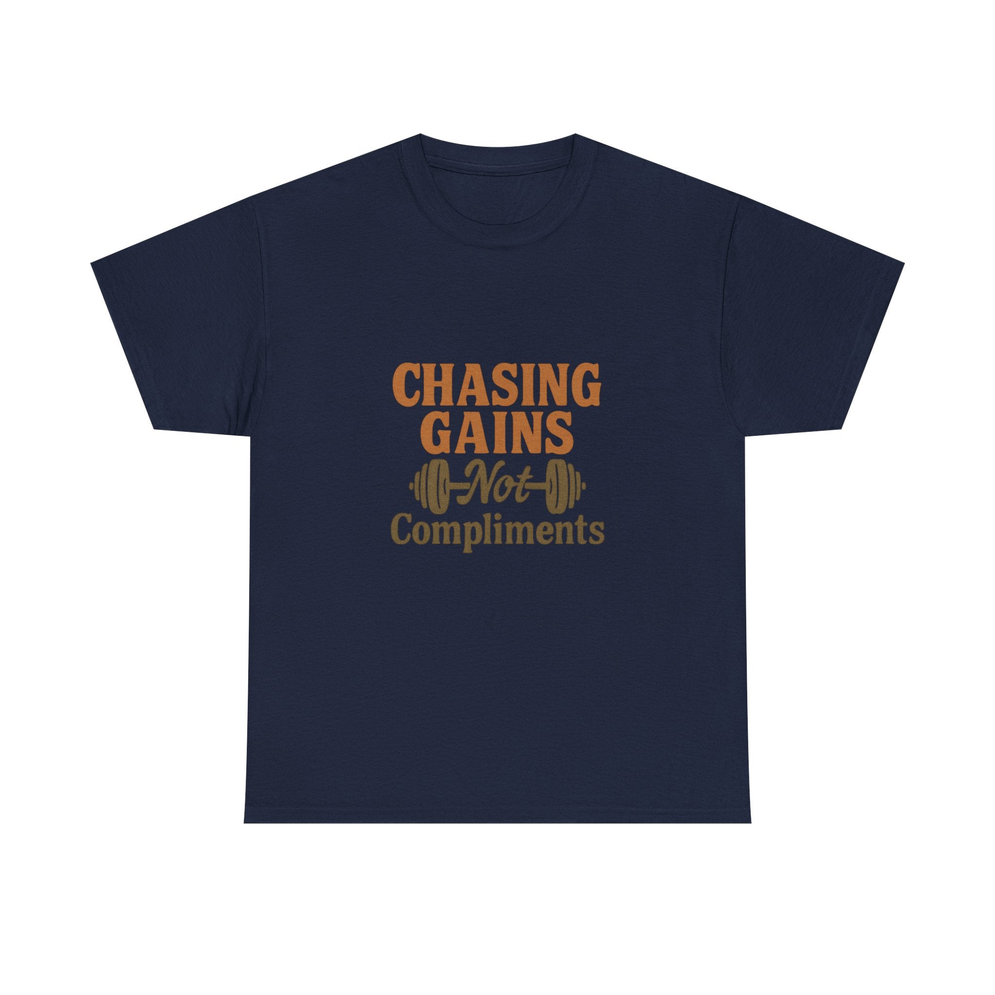 More Gains Less Drama T-Shirt | Funny Fitness Gift | Graphic Tee