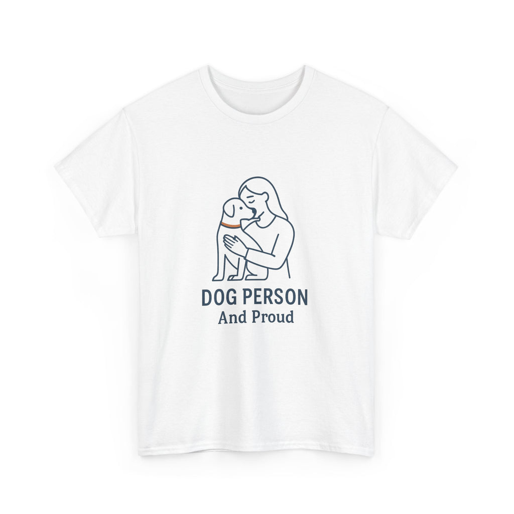 Dog Person Warning May Talk About Dogs T-Shirt | Funny Dog Humor | Graphic Tee
