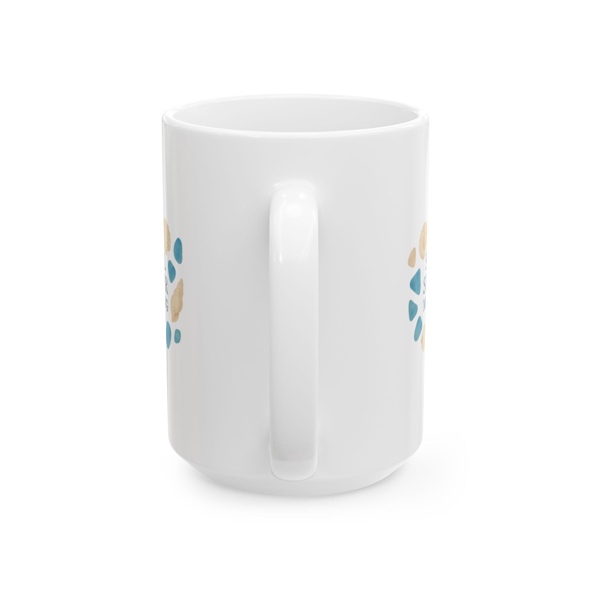 Beachcomber Shell Seeker Morning Calm Coffee Mug | Unique Gift | Ceramic Mug