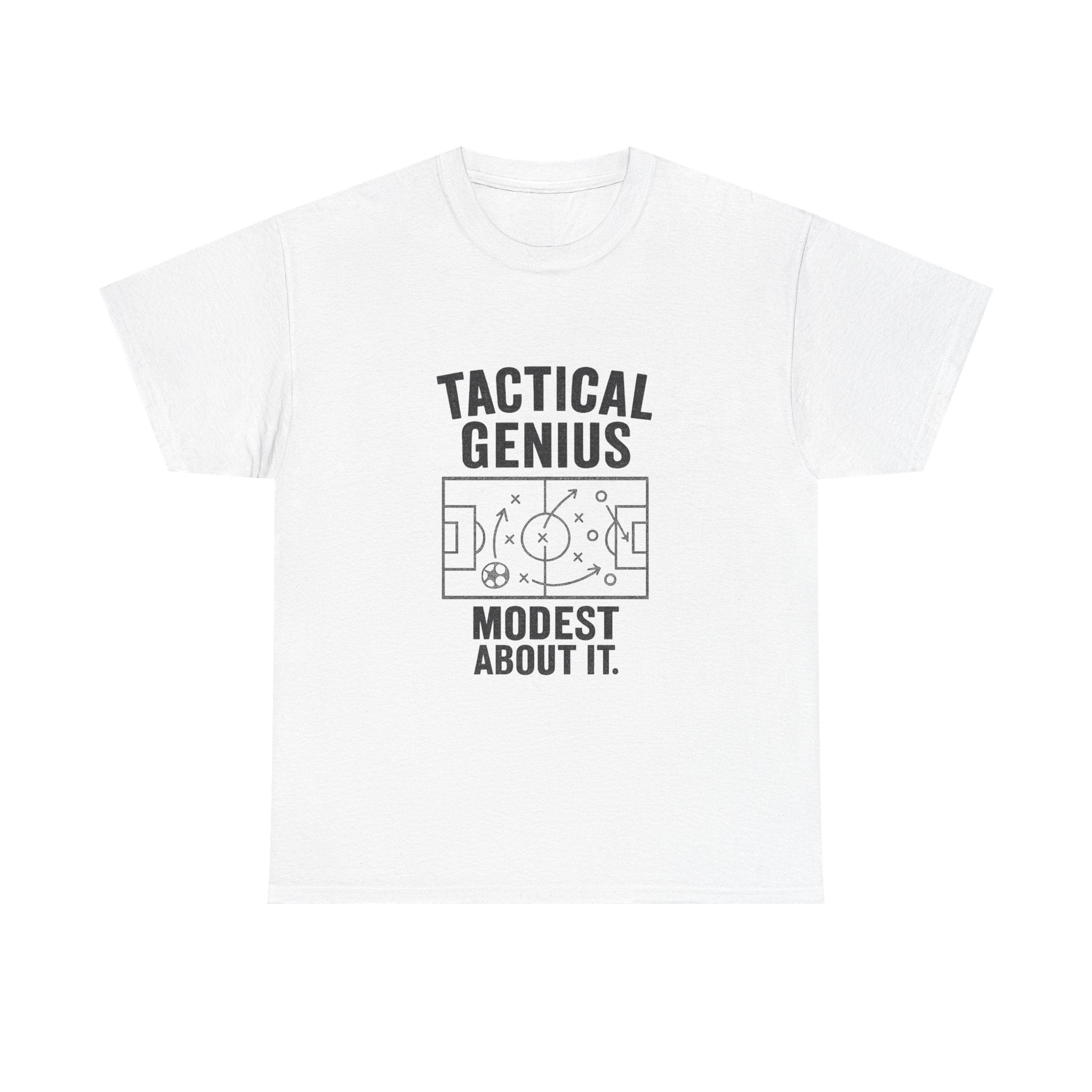 Soccer Coach Tactical Genius Modest About It T-Shirt | Unique Gift | Graphic Tee