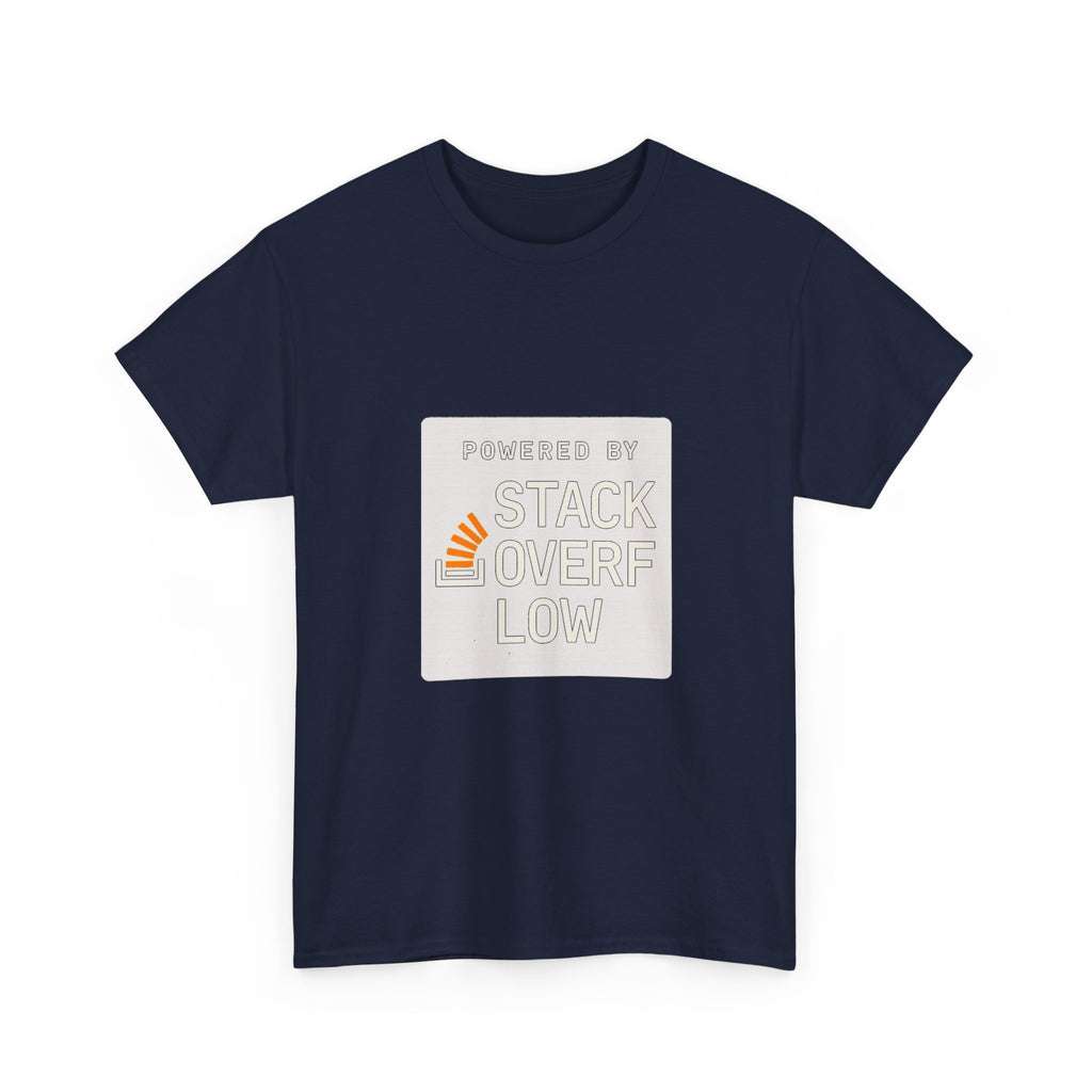 Software Engineer Powered By Stack Overflow T-Shirt | Unique Gift | Graphic Tee