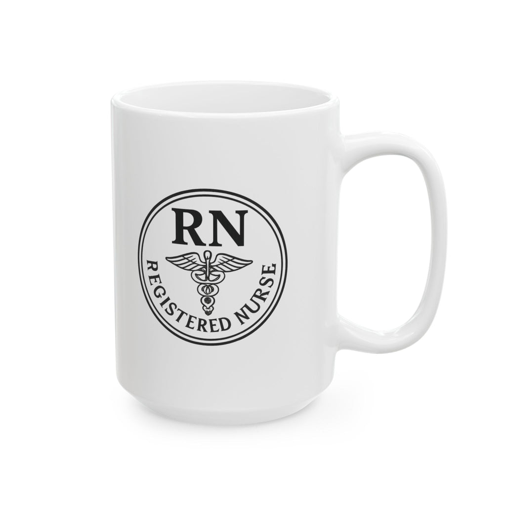 RN Registered Nurse Badge Coffee Mug | Nurse Gift | Ceramic Mug