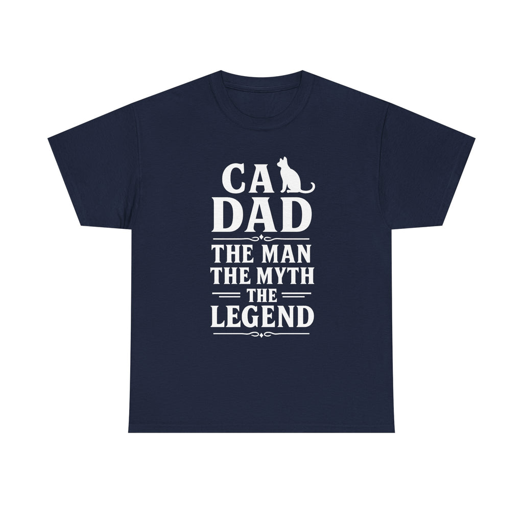 Cat Dad The Man The Myth T-Shirt | Cat Lover Gift | Graphic Tee