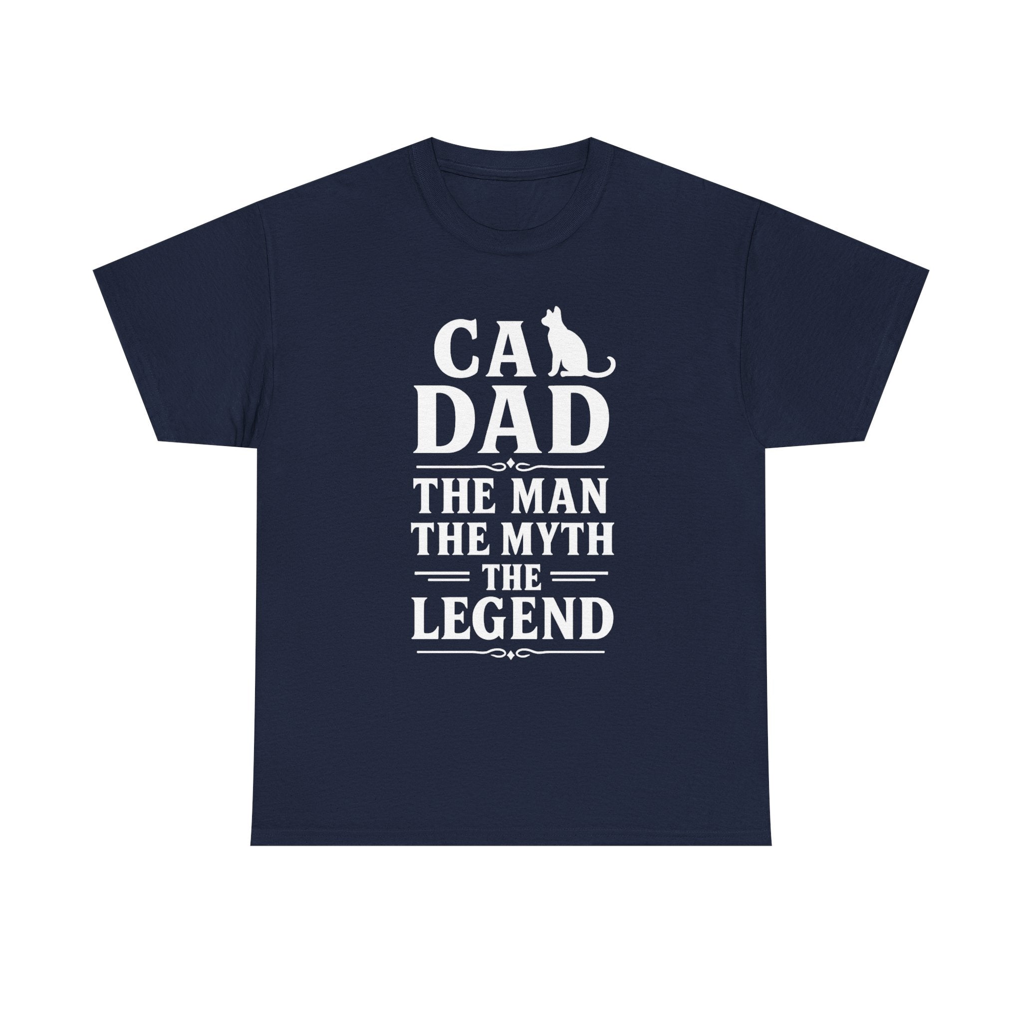 Cat Dad The Man The Myth T-Shirt | Cat Lover Gift | Graphic Tee