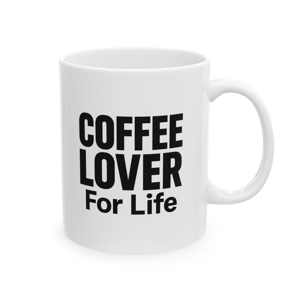 Heart Full Of Coffee Coffee Mug | Coffee Lover Appreciation | Ceramic Mug