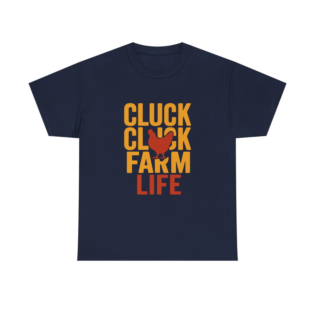 Chicken Lady Cluck Cluck Farm Life T-Shirt | Unique Gift | Graphic Tee
