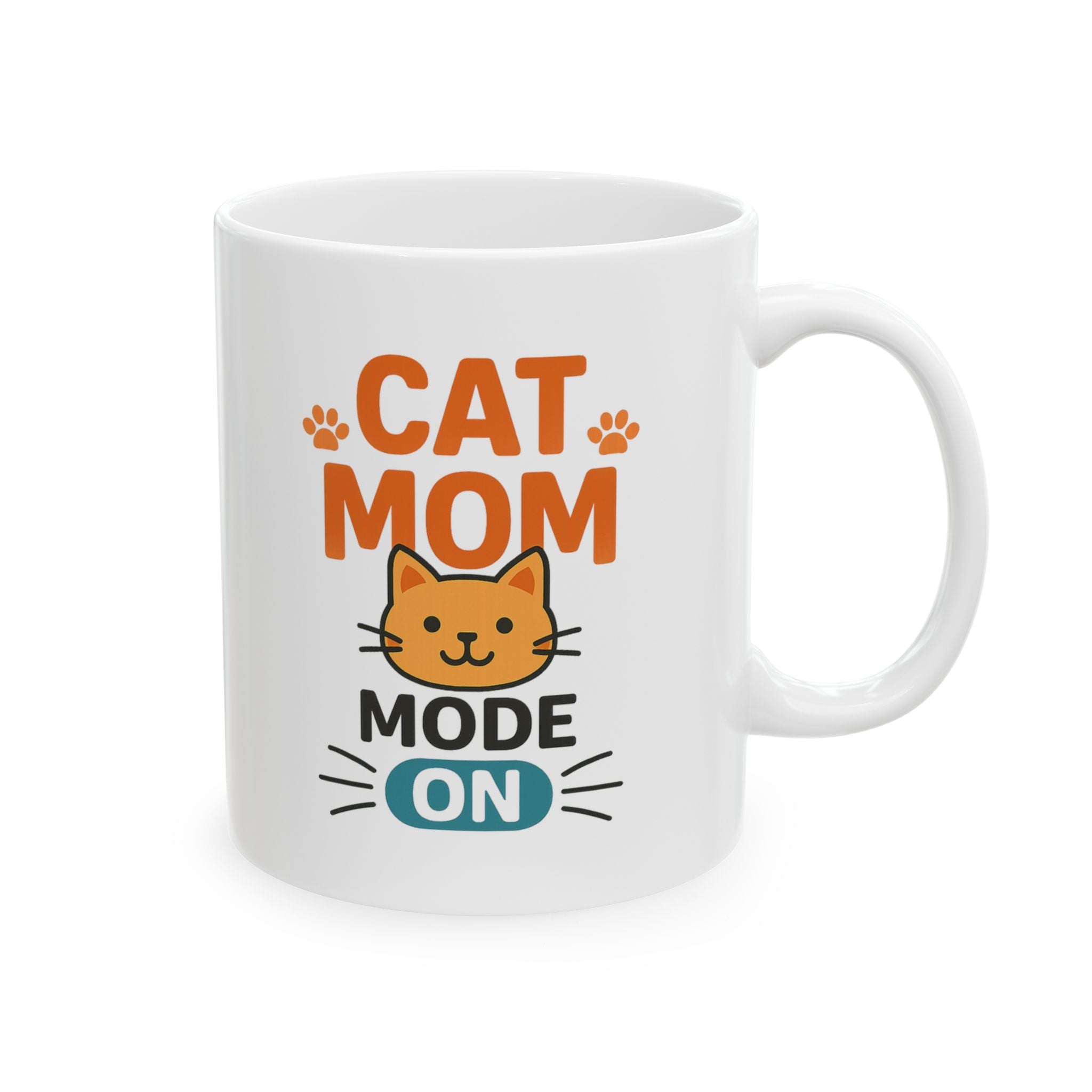 Cat Mom Life Coffee Mug | Cat Lover Gift | Ceramic Mug