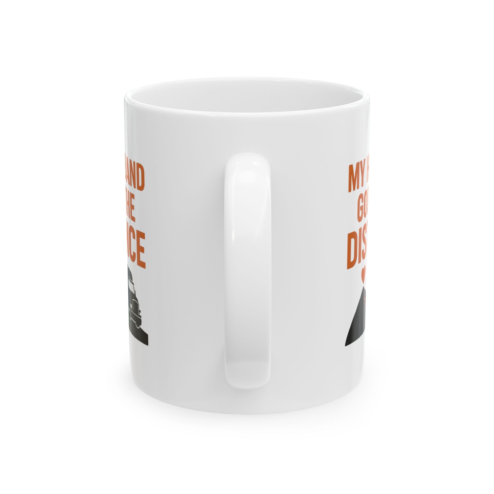 Trucker Husband Long Haul Love Coffee Mug | Unique Gift | Ceramic Mug