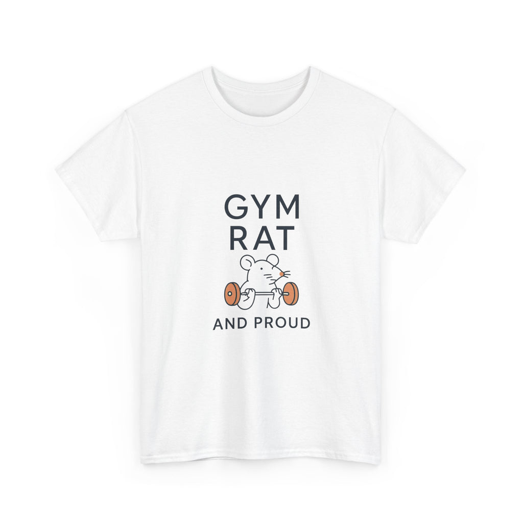 Full Time Gym Rat Part Time Human T-Shirt | Funny Fitness Humor | Graphic Tee