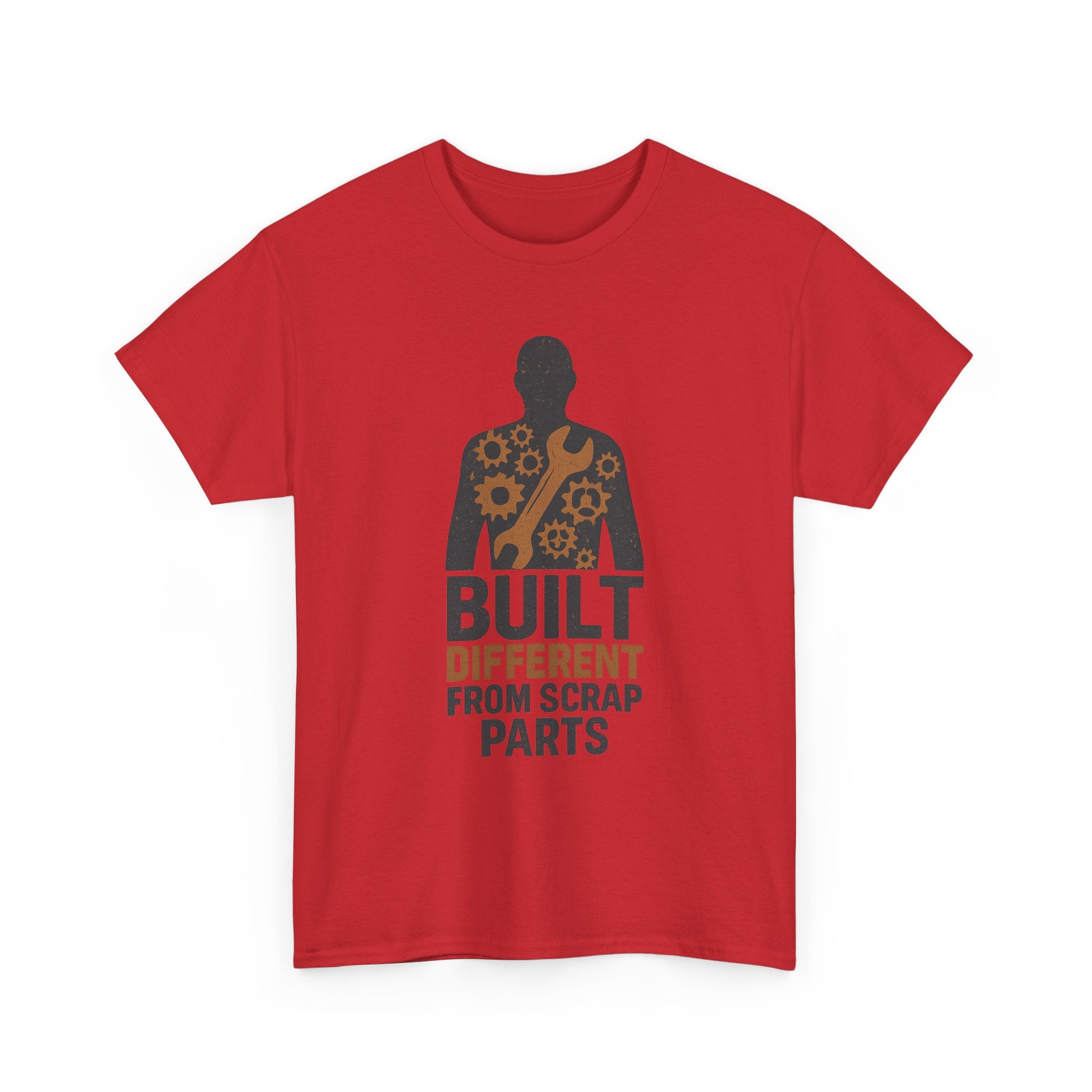 Built Different From Scrap Parts T-Shirt | Unique Gift | Graphic Tee
