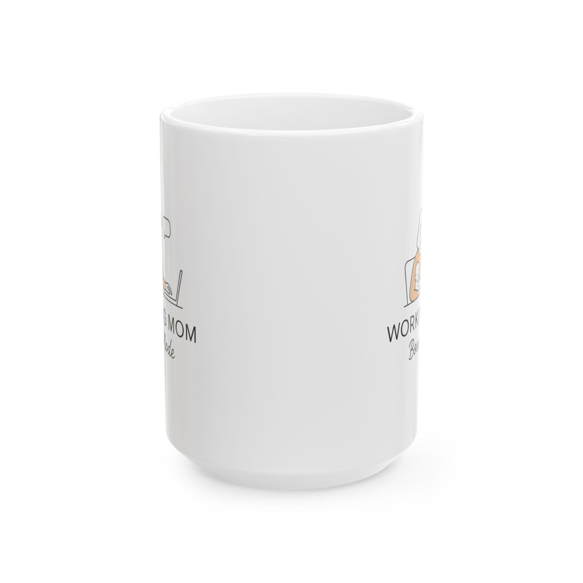 Full Time Mom Full Time Job Send Coffee Coffee Mug | Working Mom Humor | Ceramic Mug